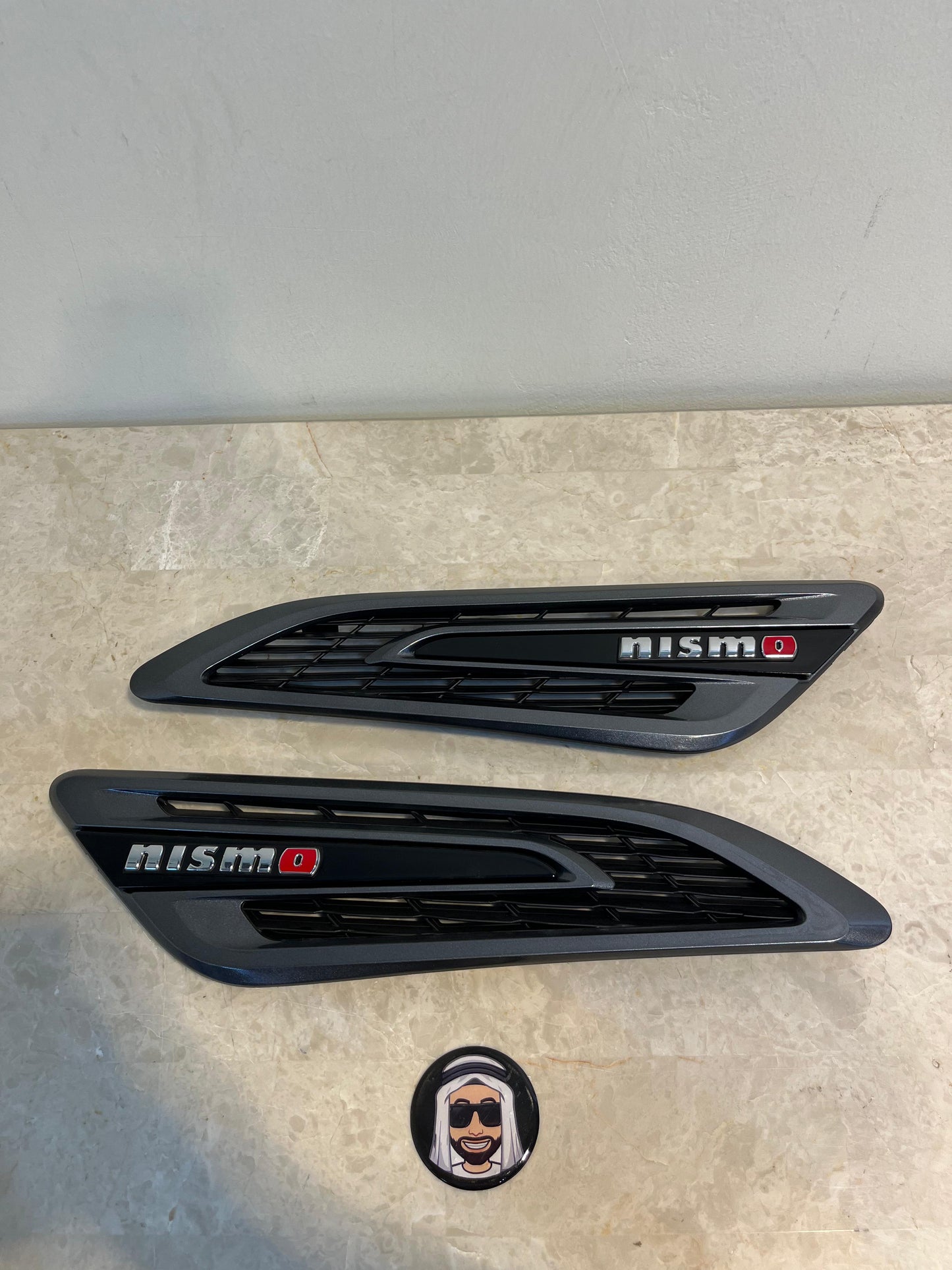 Y62 Nismo Fender Duct Fins Vents Kit (Right and Left) - Nissan Patrol