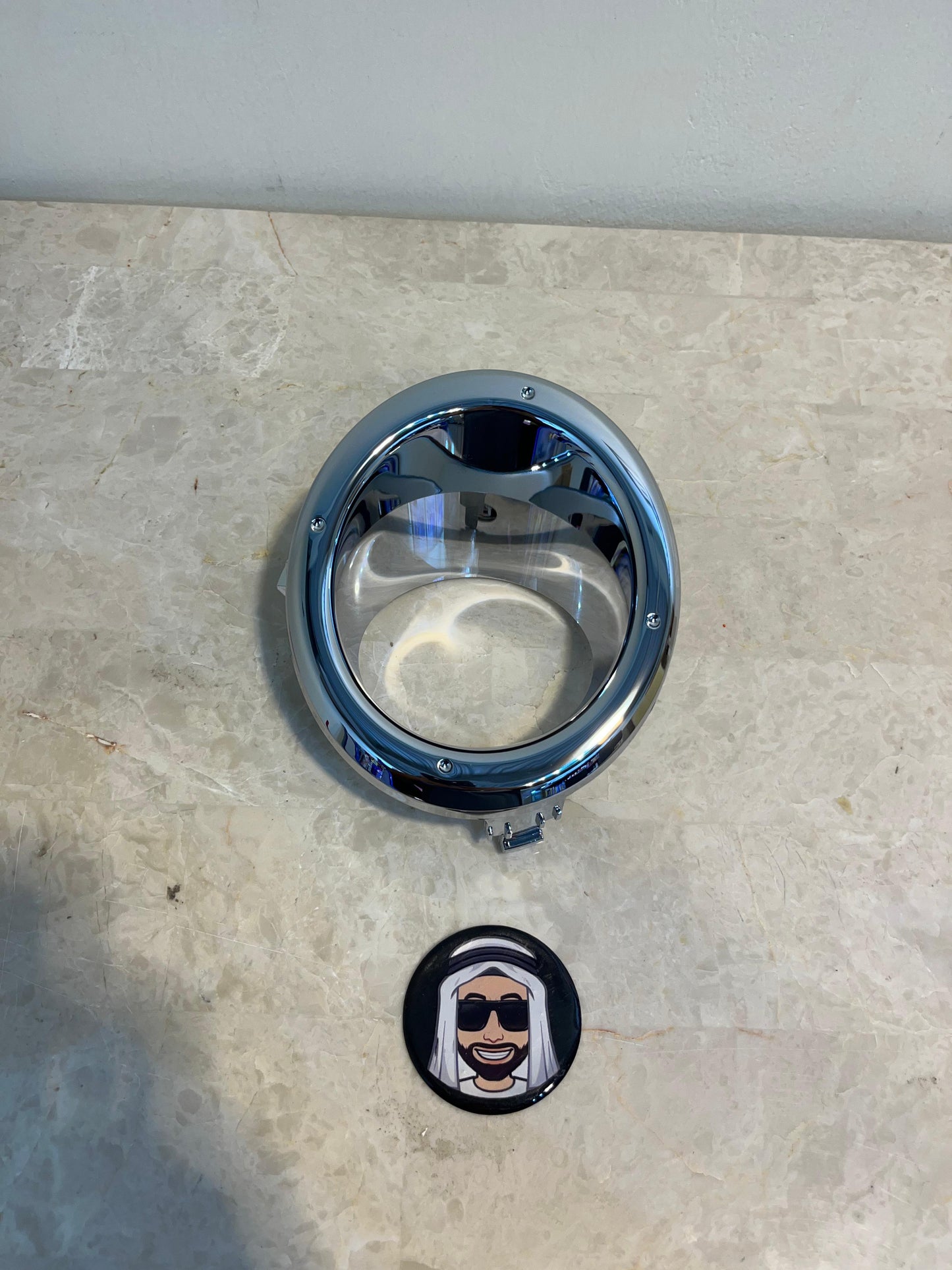Chrome Front Left Fog Light Housing Cover Safari Nissan Patrol Y61 VTC GU