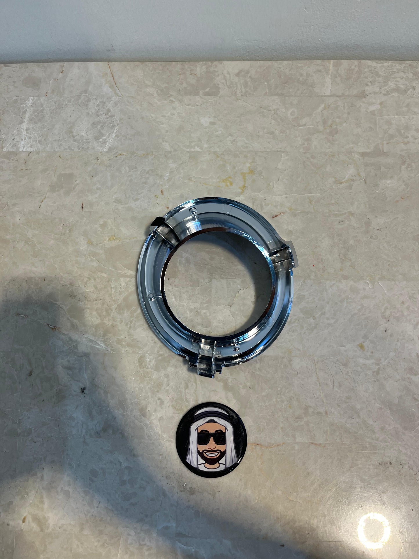 Chrome Front Left Fog Light Housing Cover Safari Nissan Patrol Y61 VTC GU