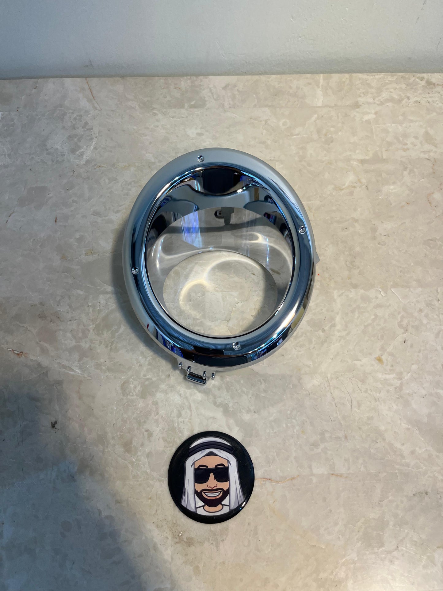 Chrome Front Right Fog Light Housing Cover Safari Nissan Patrol Y61 VTC GU