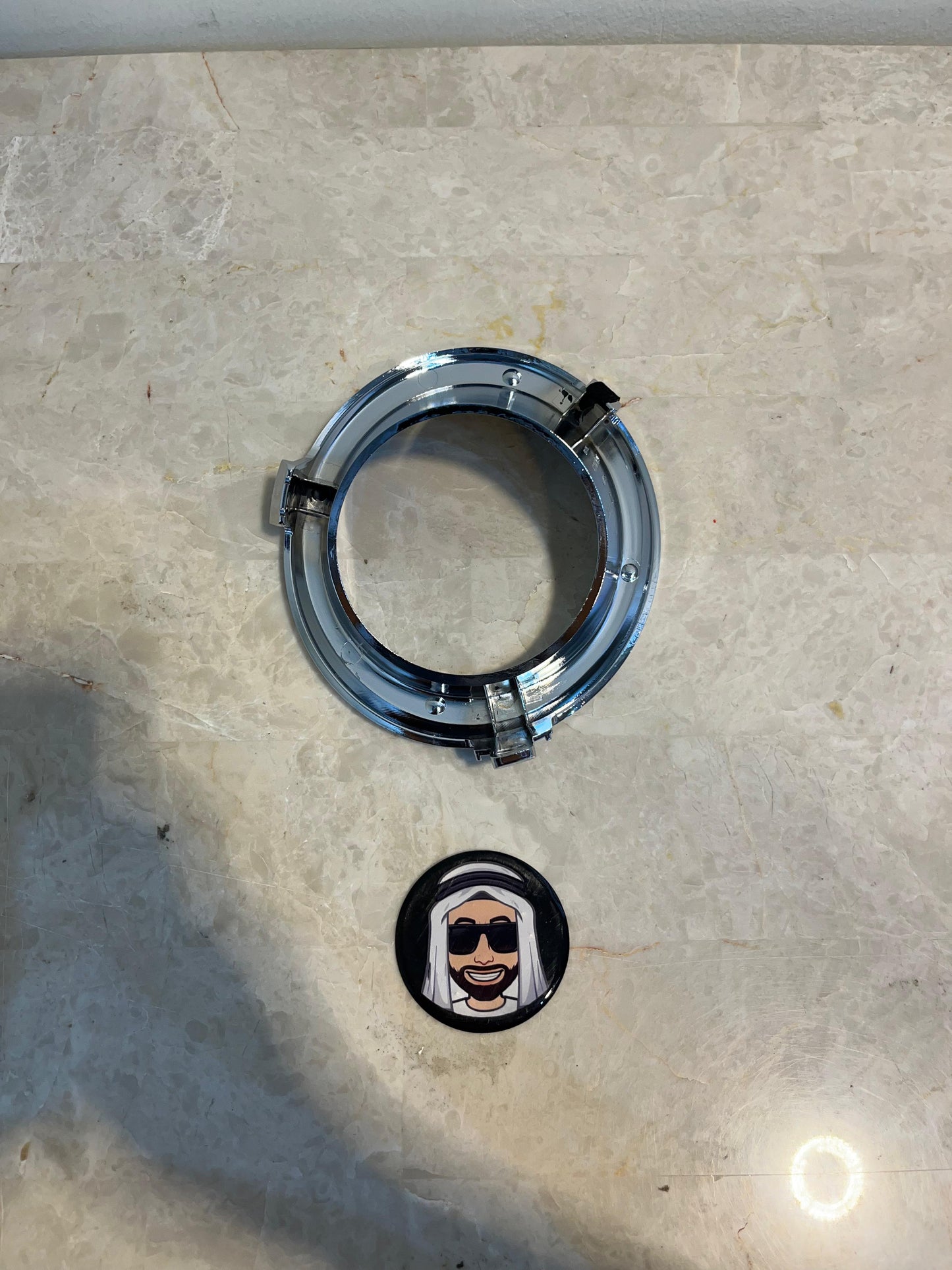 Chrome Front Right Fog Light Housing Cover Safari Nissan Patrol Y61 VTC GU