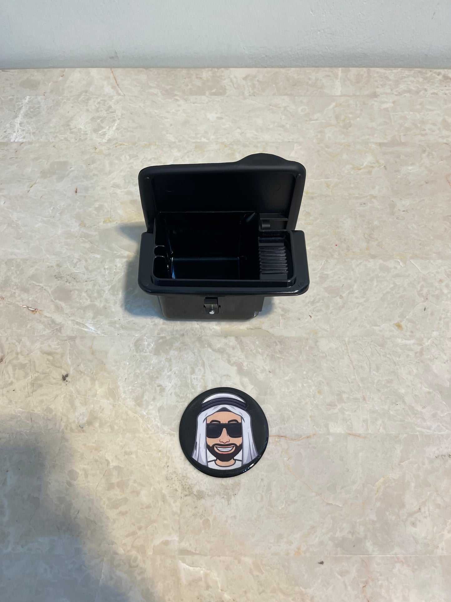 Front Ash Tray Black - Nissan Patrol Y61 GU VTC