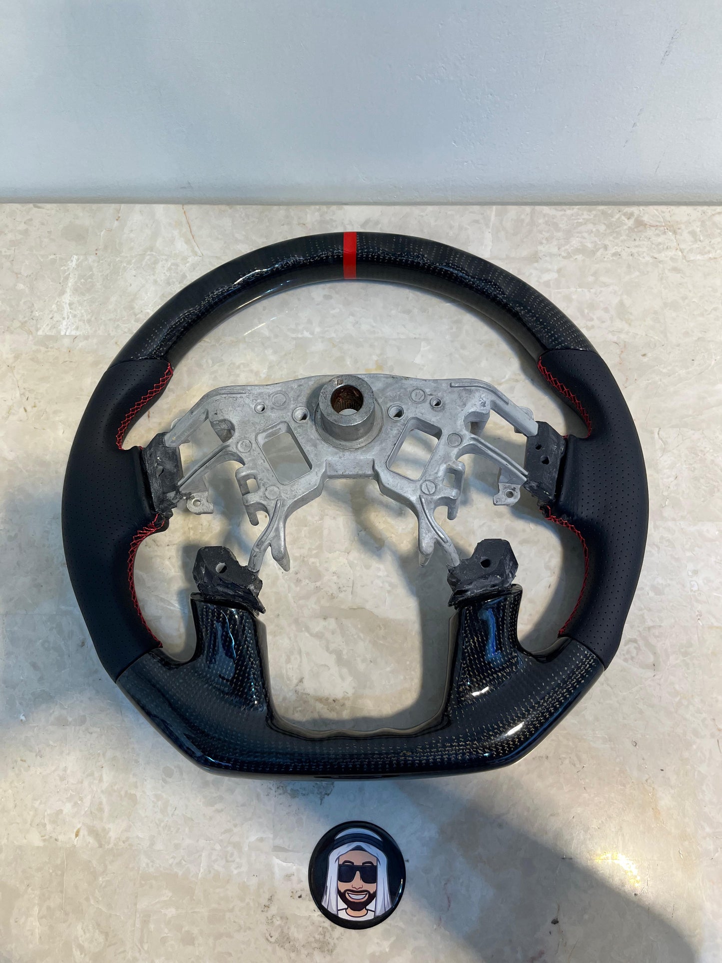 Nissan Patrol Y62 Carbon Fiber Steering Wheel (2010-2017)