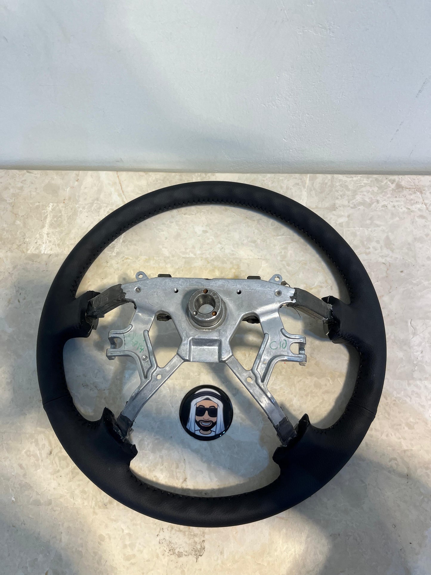 2023-2024 Black Steering Wheel with Piano Wood Super Safari Nissan Patrol Y61 VTC GU
