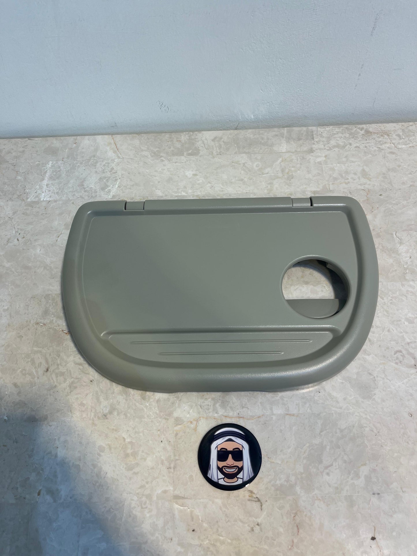 Rear Seat Left Beige Picnic Tray Table - Nissan Patrol Y61 GU VTC