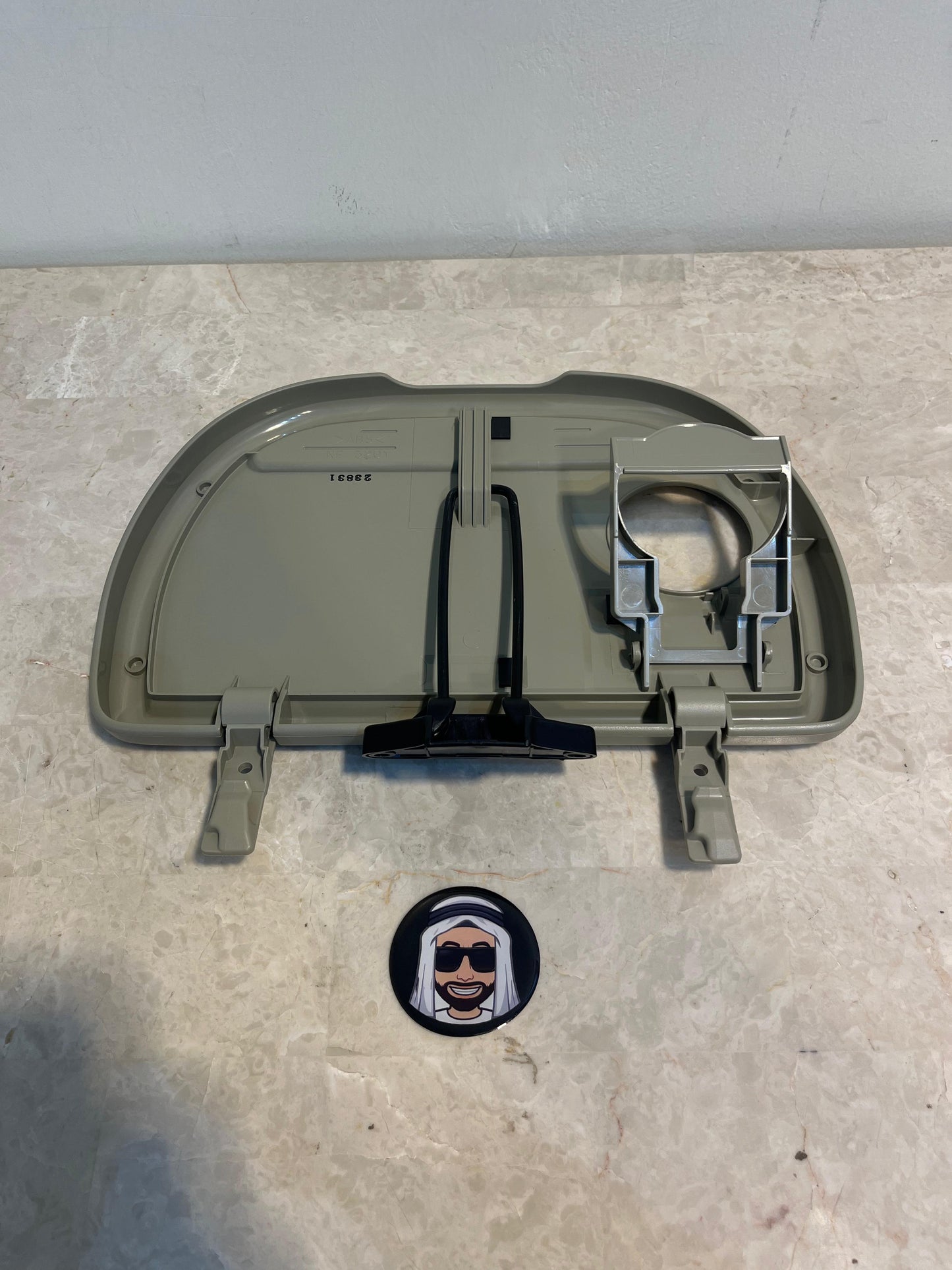 Rear Seat Left Beige Picnic Tray Table - Nissan Patrol Y61 GU VTC