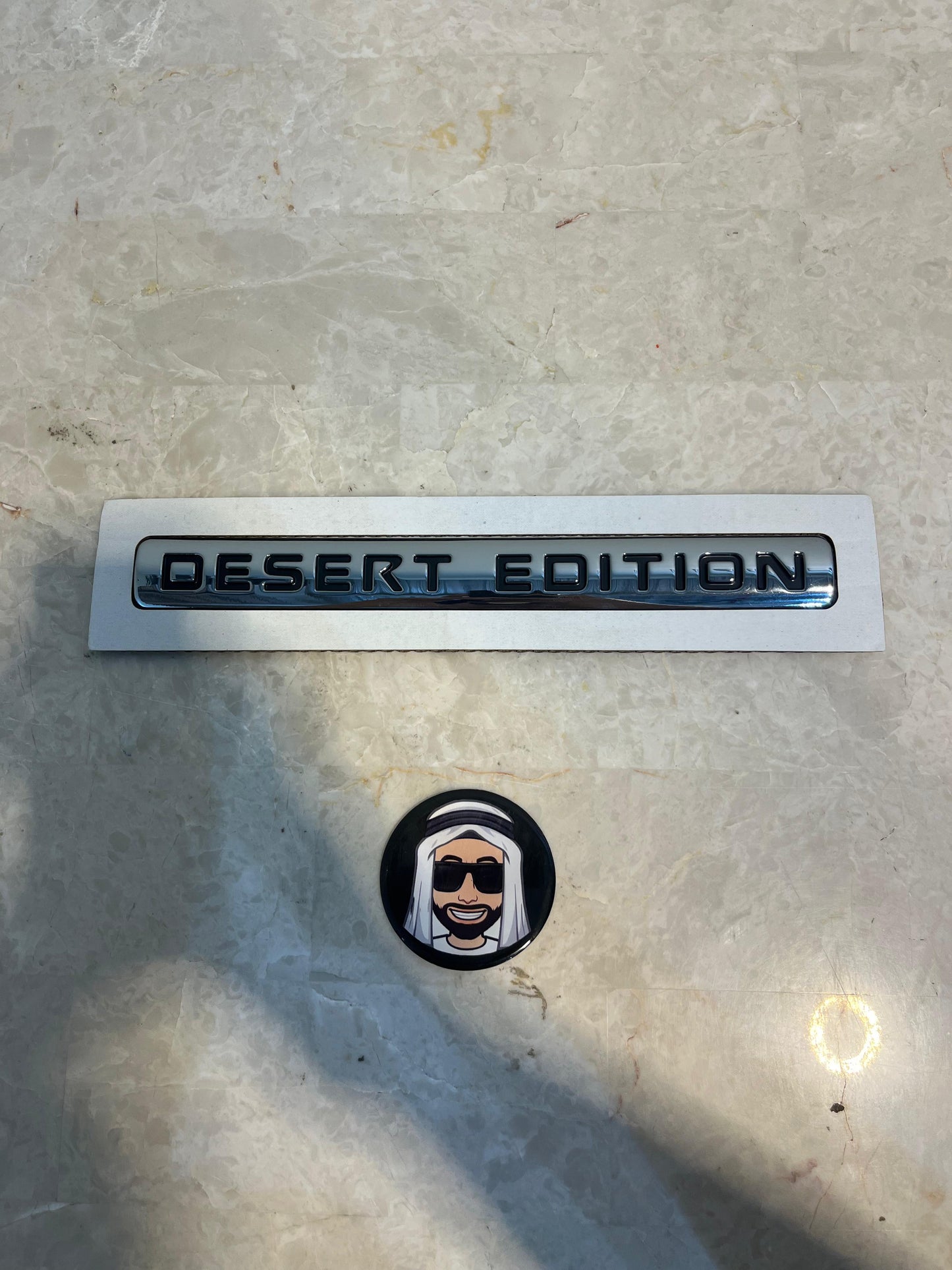 Desert Edition Emblem Badge Nissan Patrol Y62