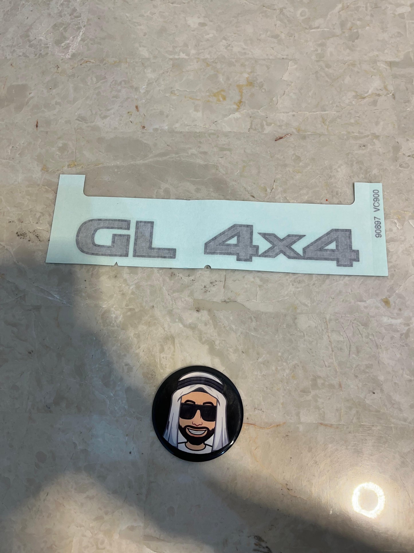 GL 4X4 Rear Sticker Nissan Patrol Y61 VTC GU Standard