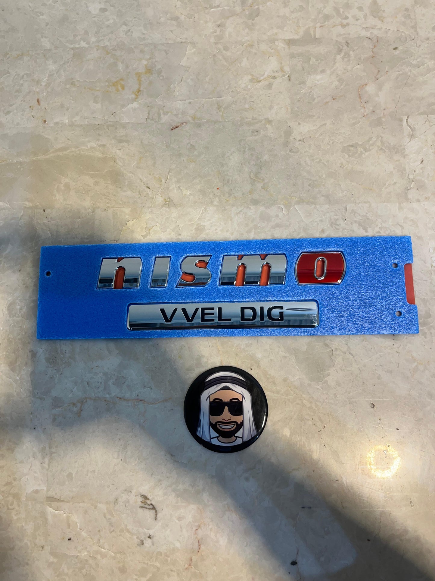 Nismo Emblem Badge for Nissan Patrol Y62 (with VVEL DIG)