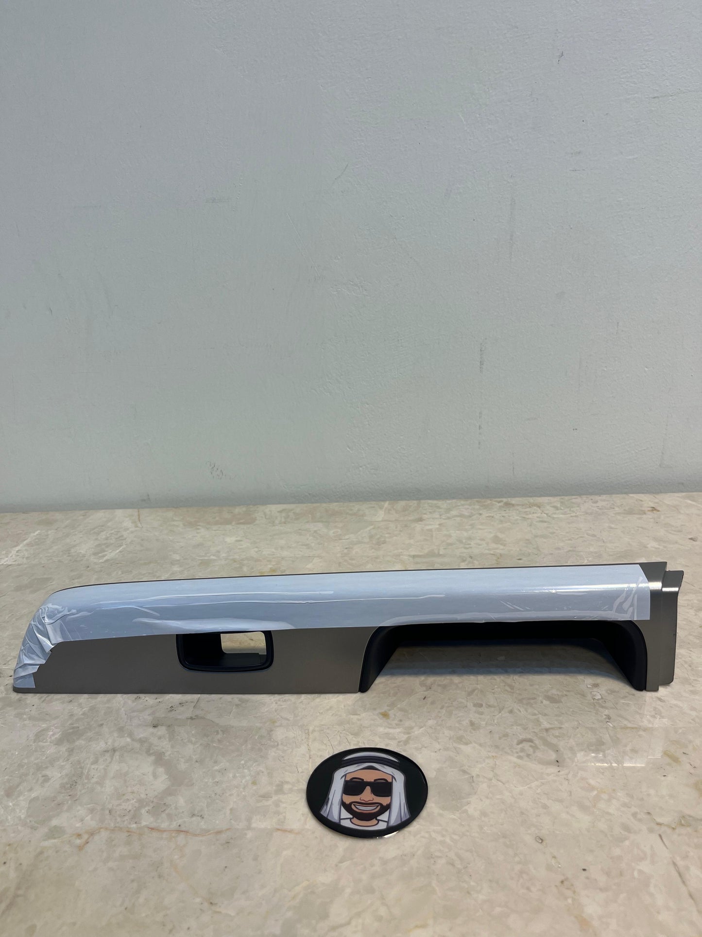 GL Rear Left Window Switch Trim (Silver, Safari) Nissan Patrol Y61 VTC GU (4-door) (Standard)