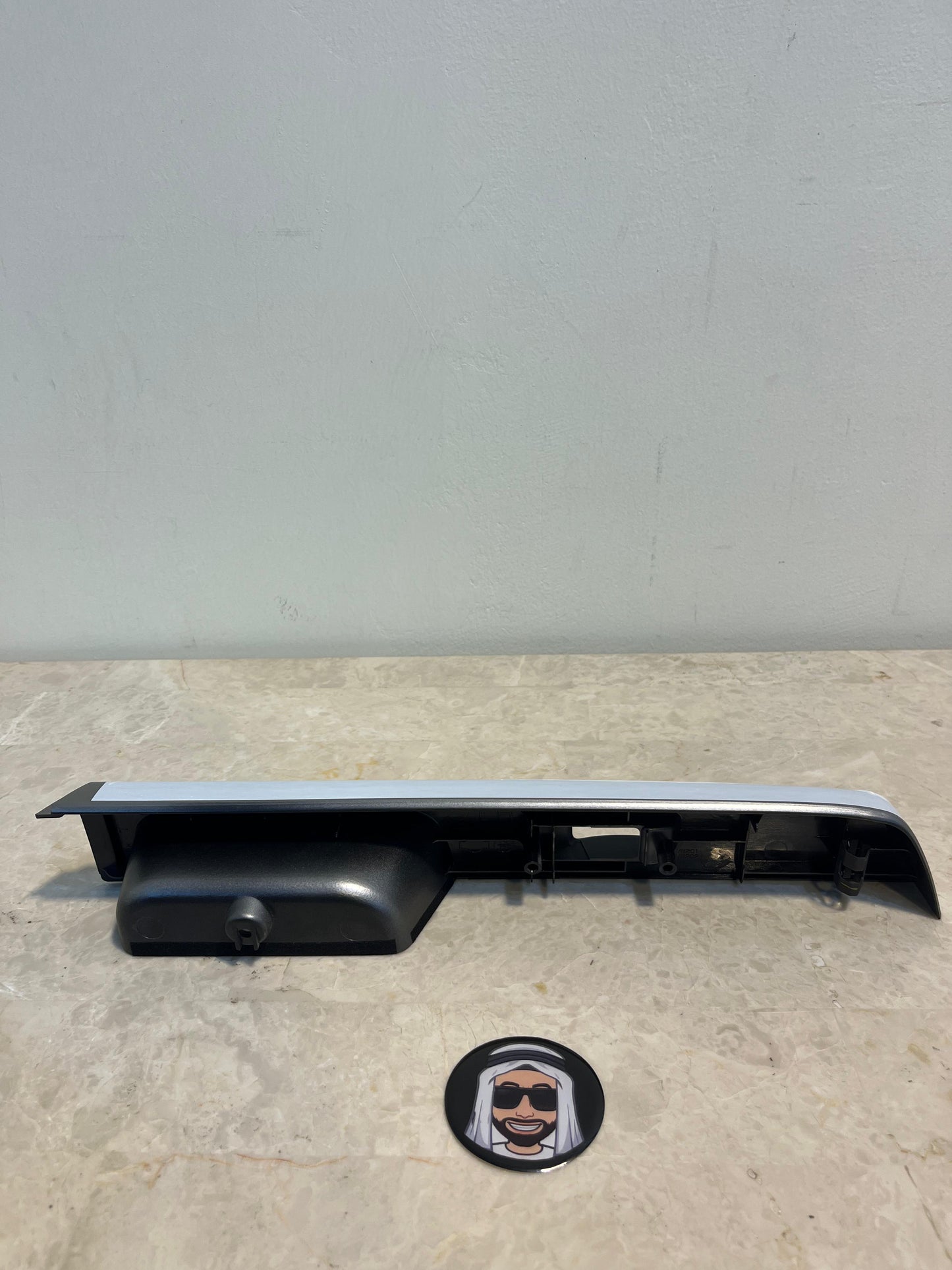 GL Rear Left Window Switch Trim (Silver, Safari) Nissan Patrol Y61 VTC GU (4-door) (Standard)