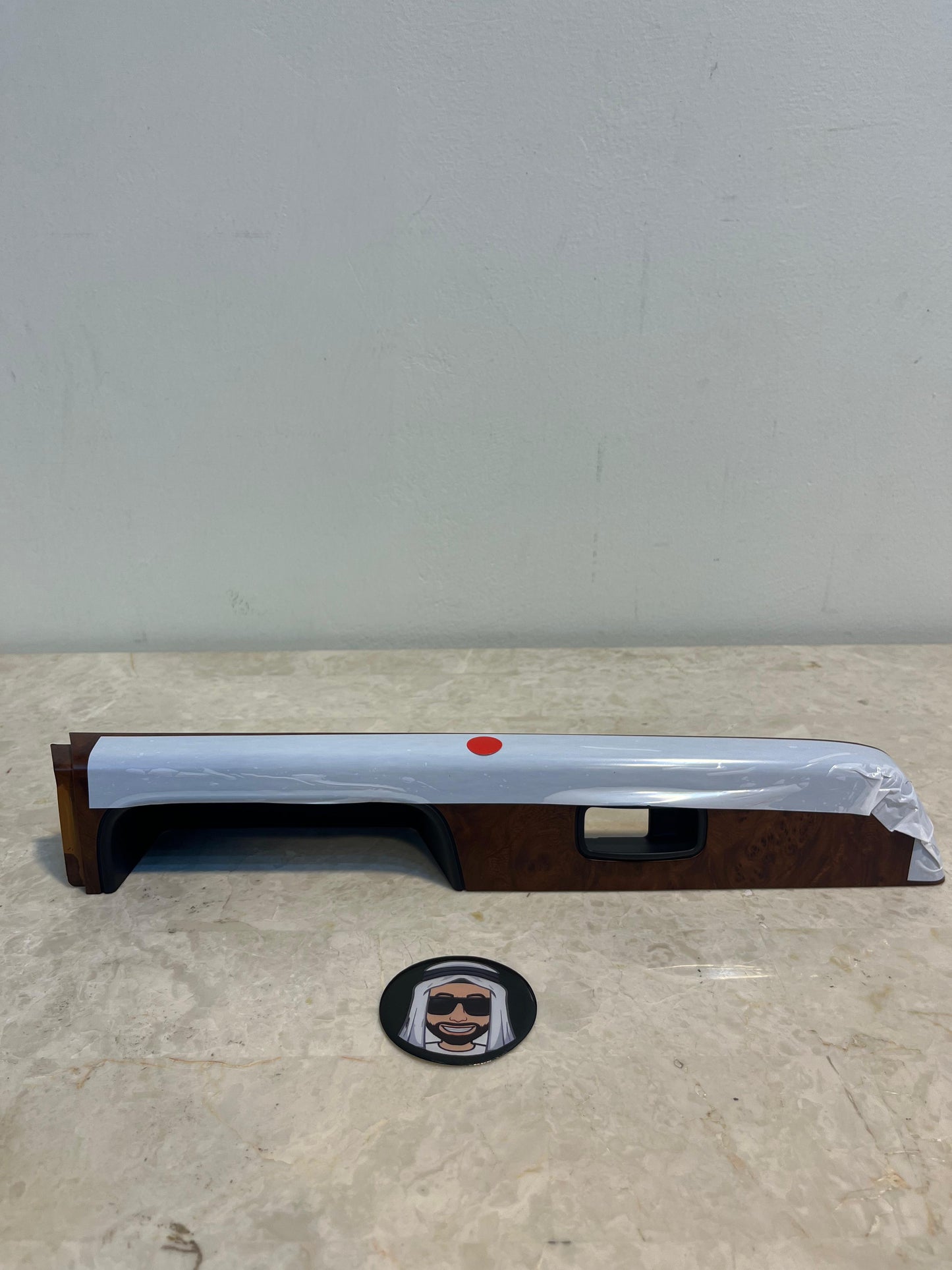 Rear Right Window Switch Trim (Matt Brown Wood Safari) Nissan Patrol Y61 VTC GU (4-door)