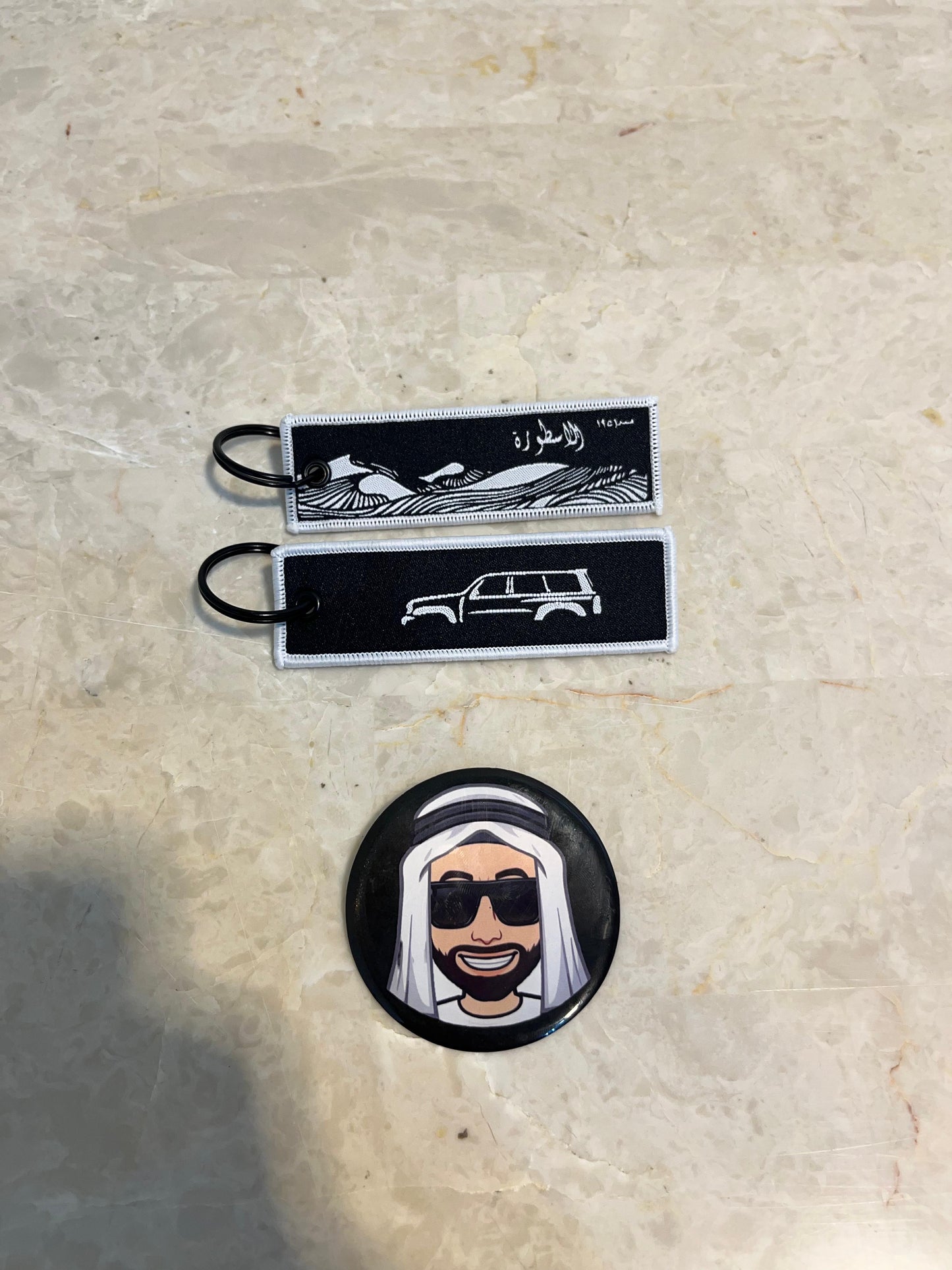 Al Ostoura Key Chain Rectangle (Nissan Patrol VTC Y61)