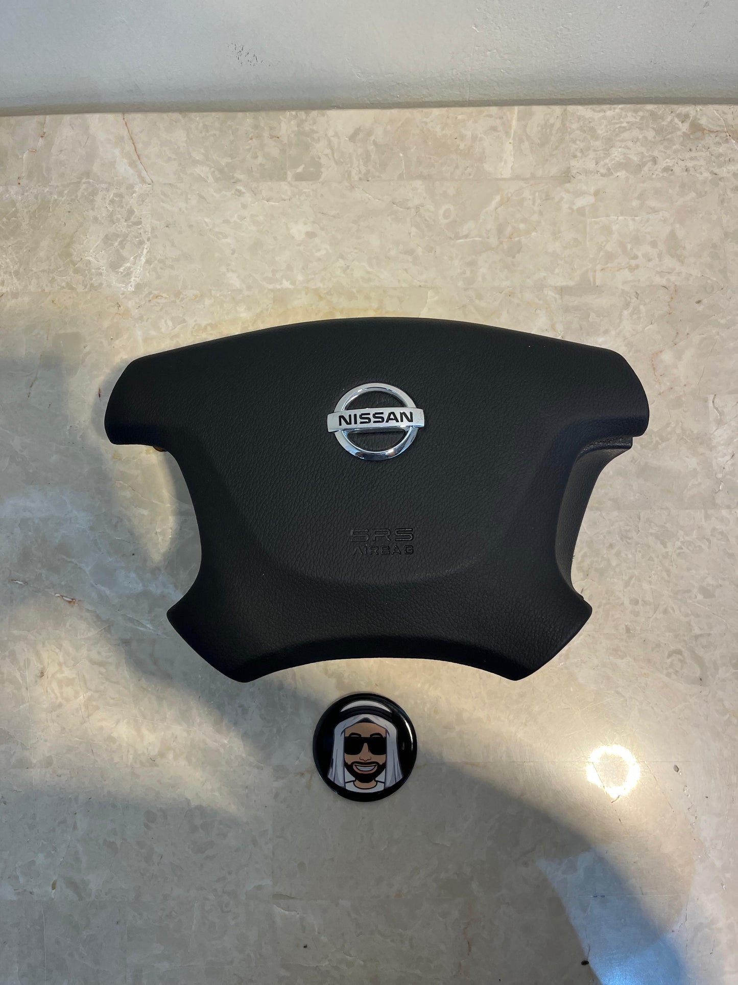 Black Steering Airbag Nissan Patrol Y61 VTC GU