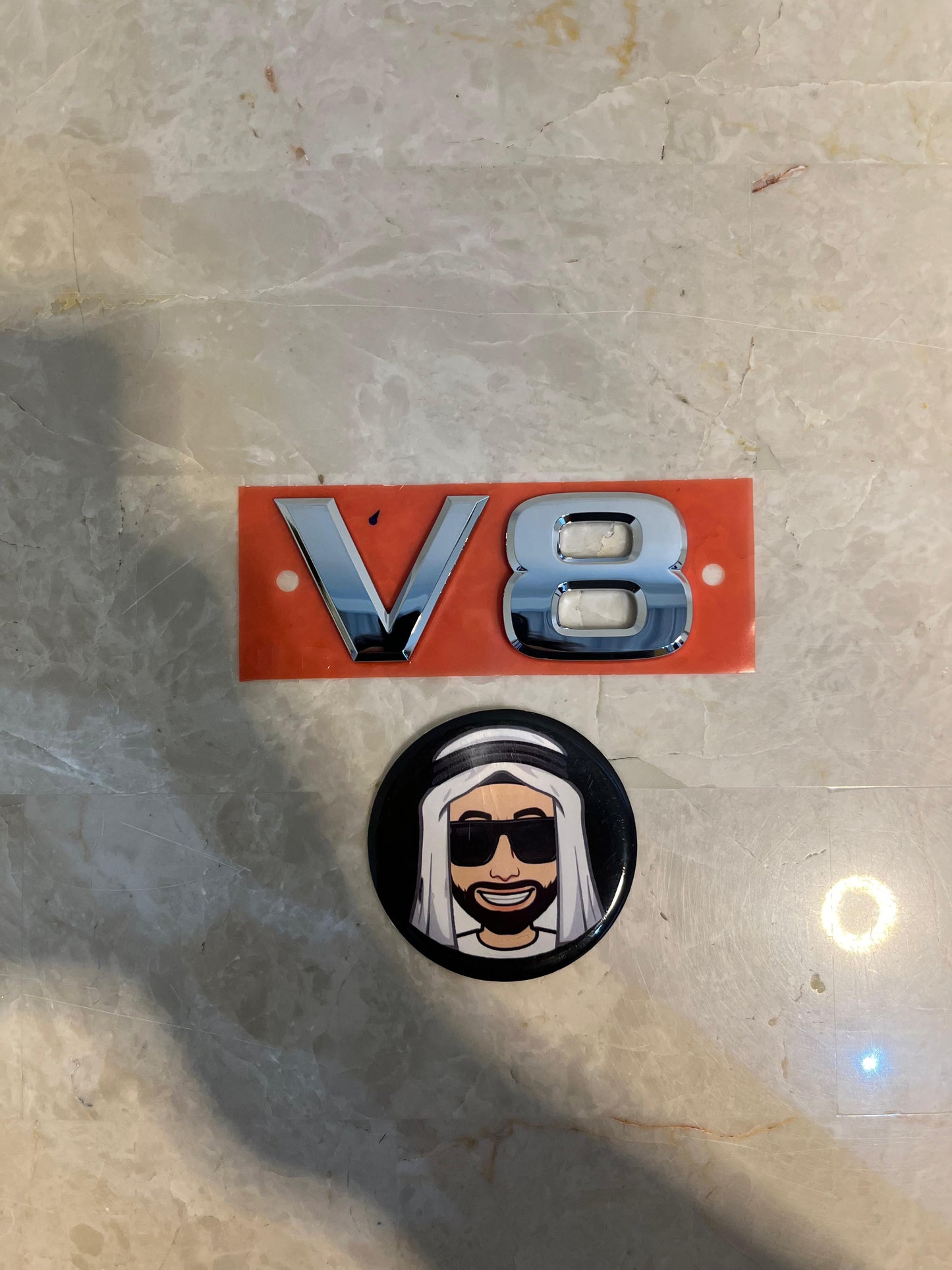 V8 Emblem Badge for Nissan Patrol Y62