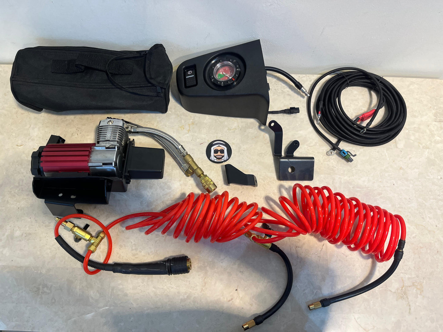 On-Board Air Compressor Tyre Inflator Pump for Toyota Land Cruiser LC200 VXR
