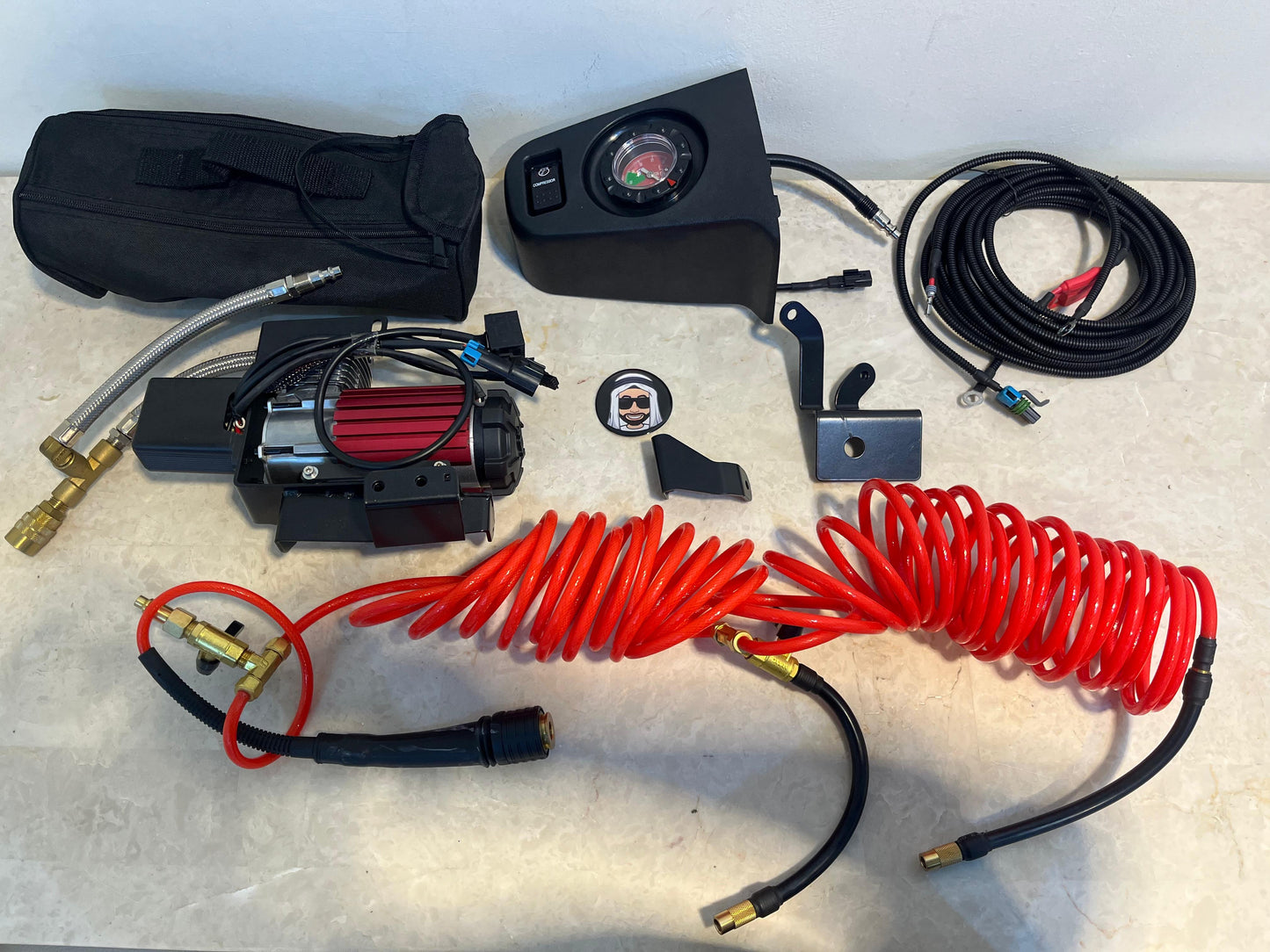On-Board Air Compressor Tyre Inflator Pump for Toyota Land Cruiser LC200 VXR