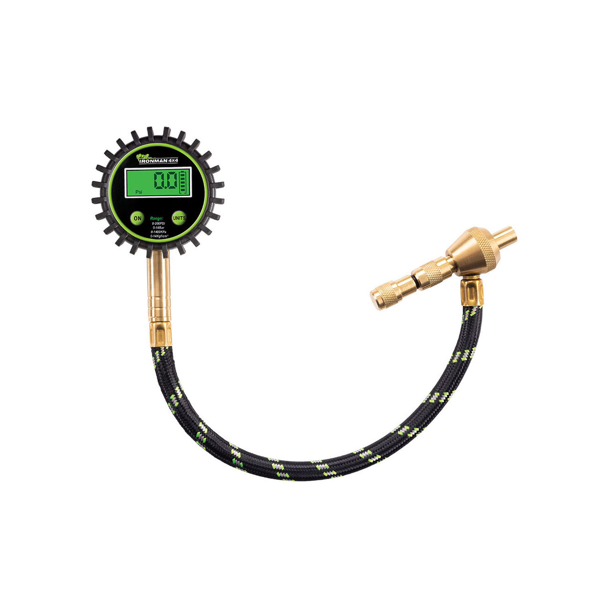 Ironman 4x4 Digital Speedy Tire Deflator with Backlit Pressure Gauge
