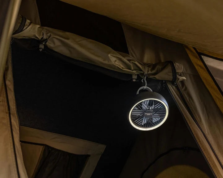 Ironman 4x4 Rechargeable Hi-Flow Tent Fan with LED Light
