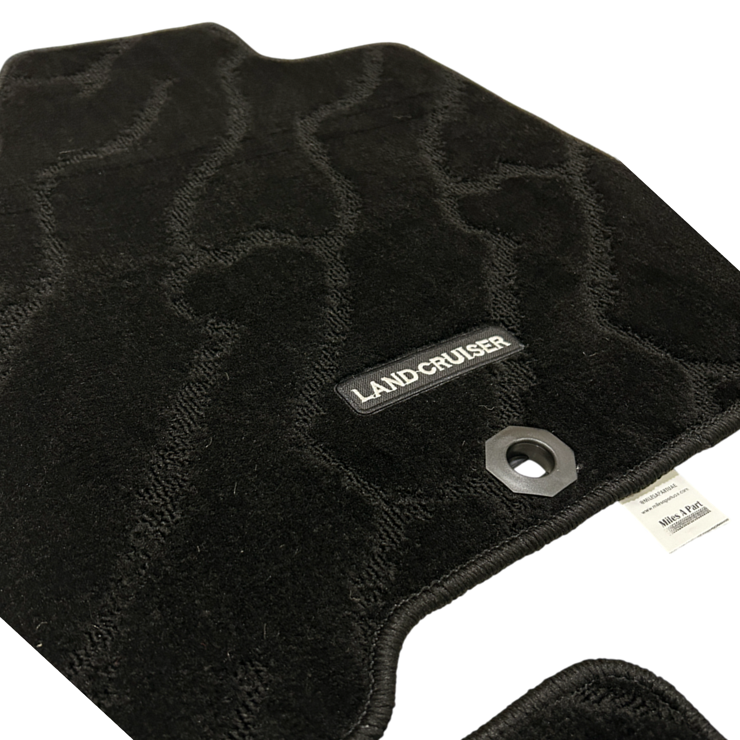 Toyota Land Cruiser 2008-2015 Black Floor Mats with Logo (LC200)