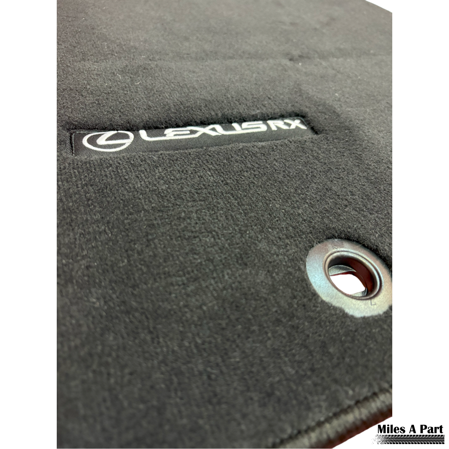 Lexus RX 2009-2015 Luxury Black Floor Mats with Logo (4 pieces)
