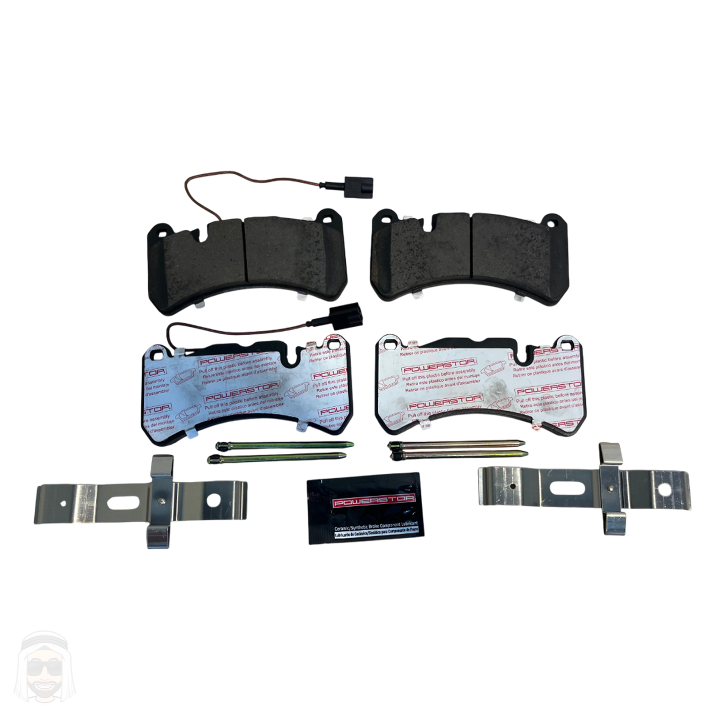 Alfa Romeo - Rear Carbon Fiber Ceramic Brake Pads by PowerStop NextGen (Giulia Stelvio Quadrifoglio) (NXE-1116B)