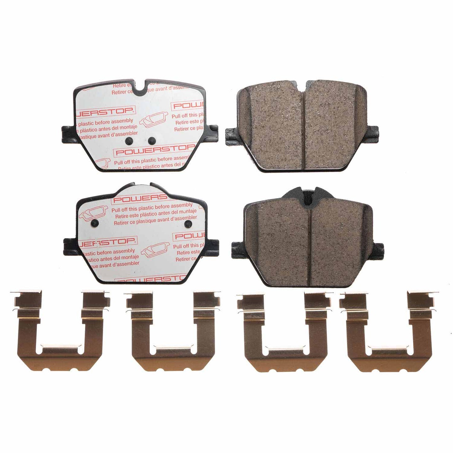 BMW 2019-2024 - Rear Carbon Fiber Ceramic Brake Pads by PowerStop NextGen (Toyota GR Supra) (NXE-2220)