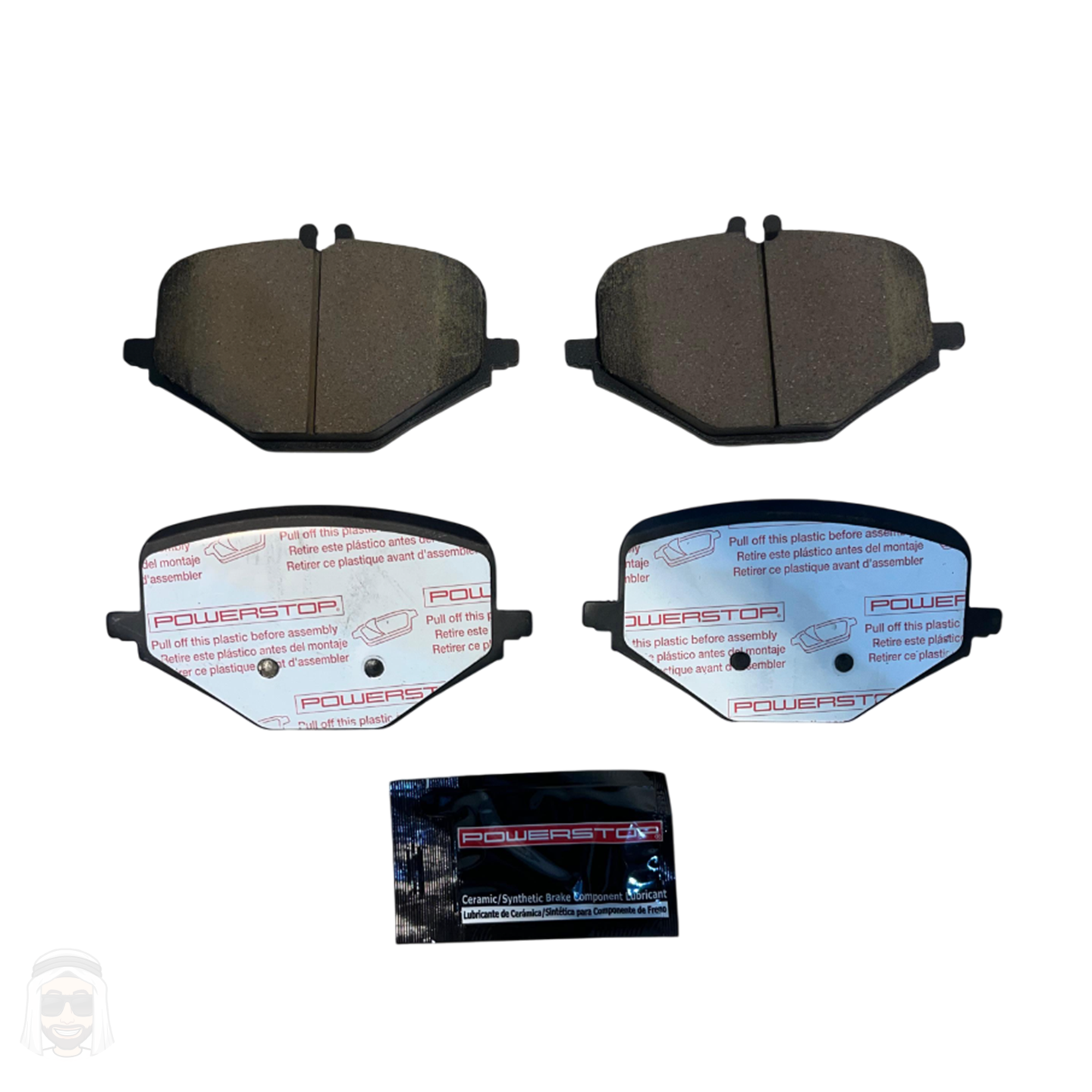 Mercedes G63 AMG 2019+ Rear Carbon Fiber Ceramic Brake Pads by PowerStop NextGen (NXE-2239)