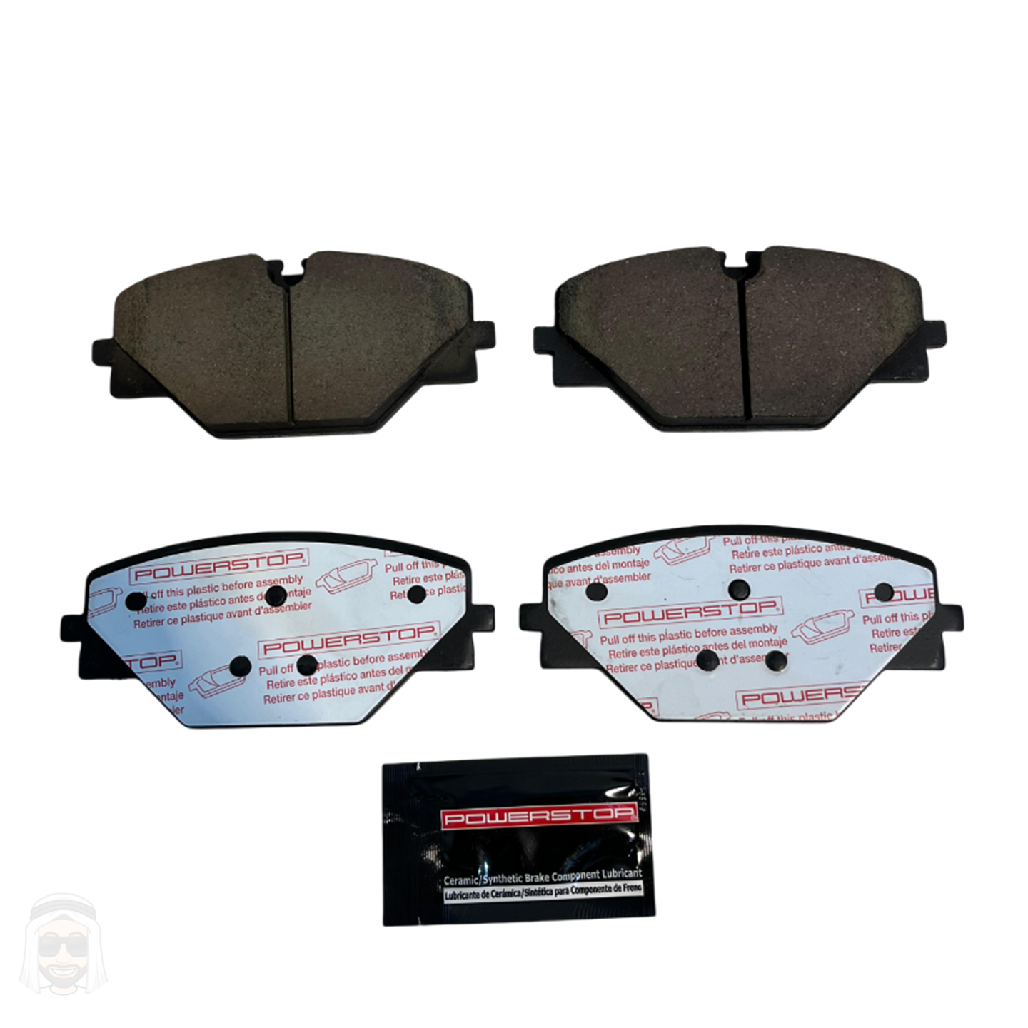 Range Rover V6 V8 (2022+) Rear Carbon Fiber Ceramic Brake Pads by PowerStop NextGen (Land Rover Vogue Sport) (NXE-2464)