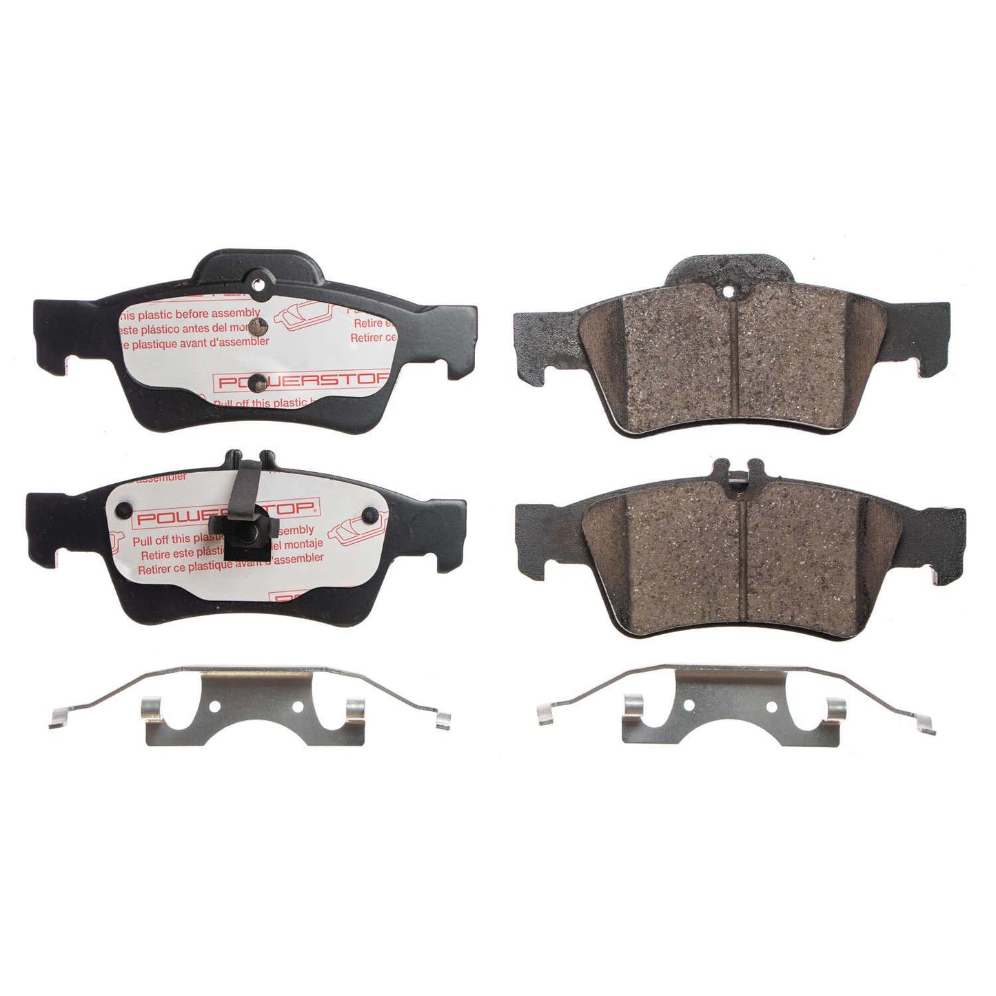 Mercedes CL E S SL - Rear Carbon Fiber Ceramic Brake Pads by PowerStop NextGen (NXE-986)