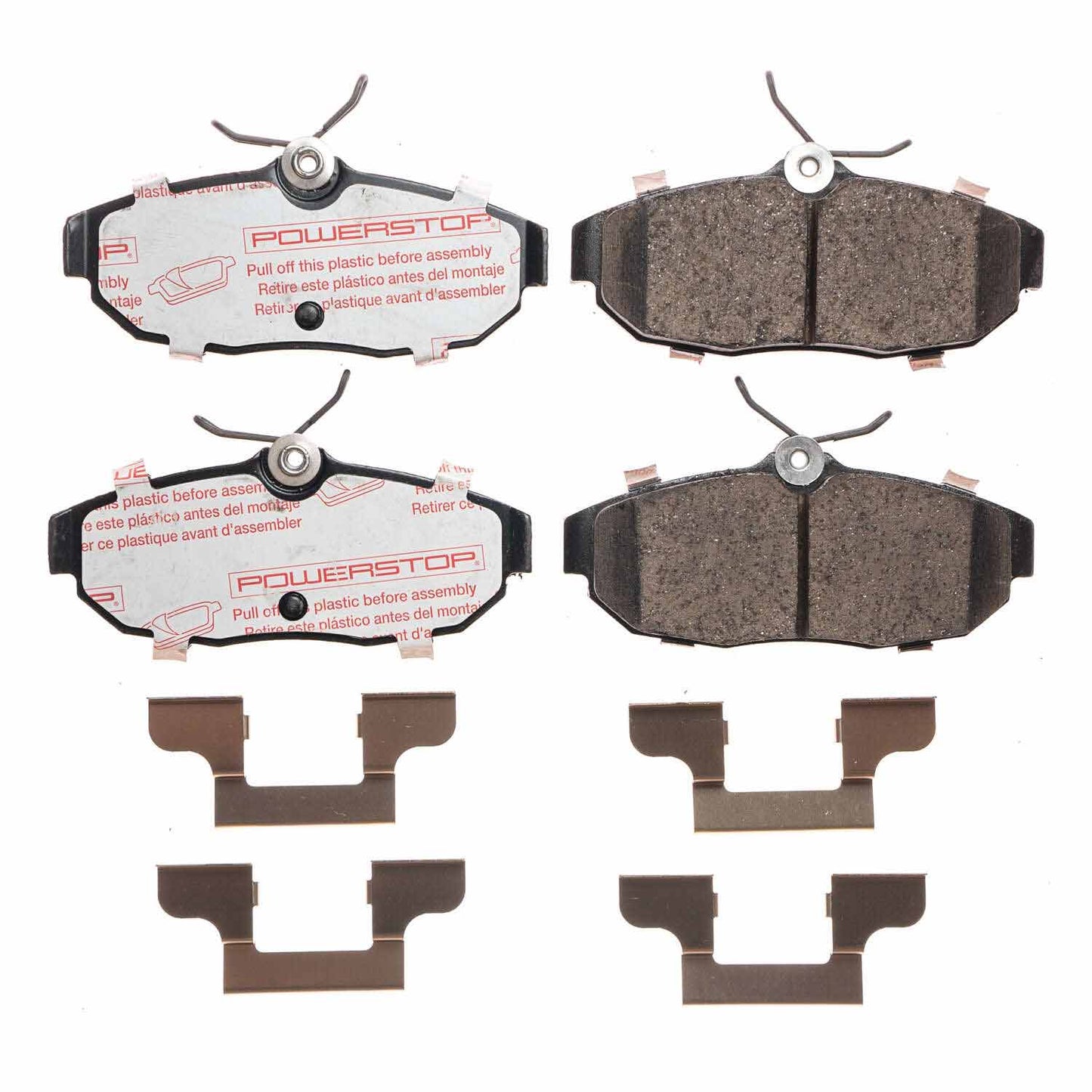 Ford Mustang (2005-2010) - Rear Carbon Fiber Ceramic Brake Pads by PowerStop NextGen (base GT Shelby Bullitt) (NXT-1082)