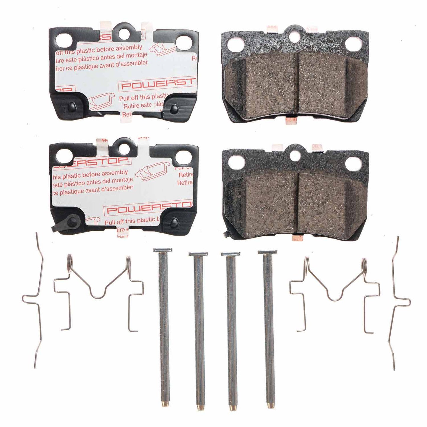 Lexus IS GS - Rear Carbon Fiber Ceramic Brake Pads by PowerStop NextGen (IS250C IS350C IS350F GS300 GS350 GS430 GS460) (NXT-1113)