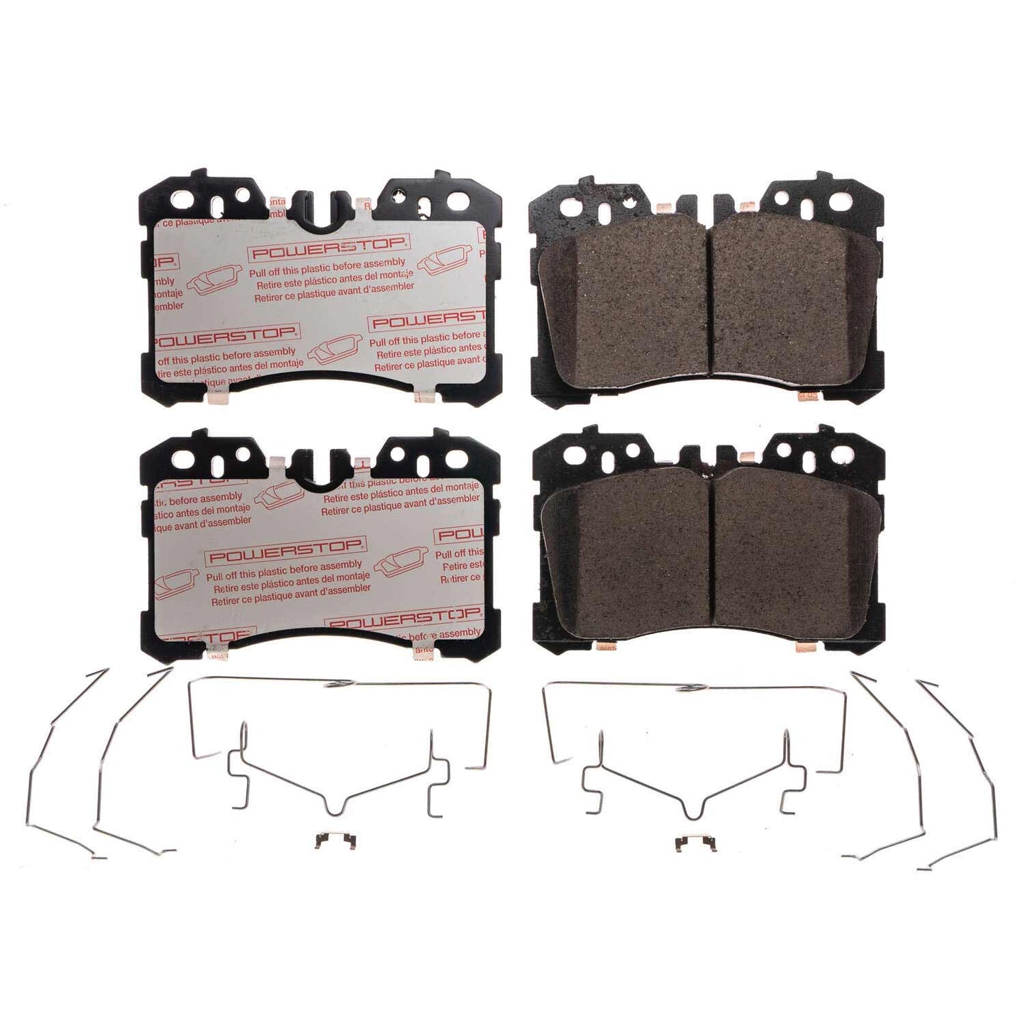 Lexus LS460 (2007-2017) - Front Carbon Fiber Ceramic Brake Pads by PowerStop NextGen (NXT-1282)