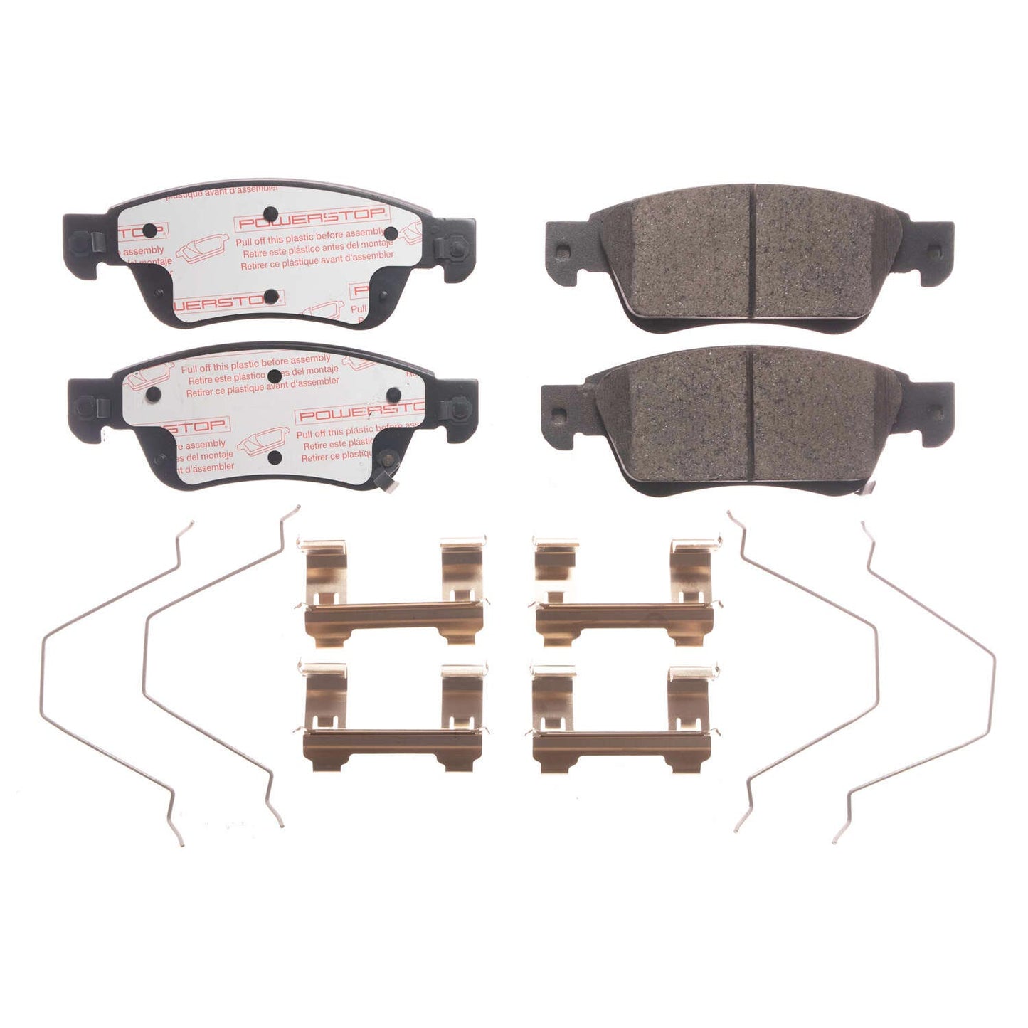Infiniti - Front Carbon Fiber Ceramic Brake Pads by PowerStop NextGen (G35 G37 Coupe Convertible Q60 330mm) (NXT-1287)