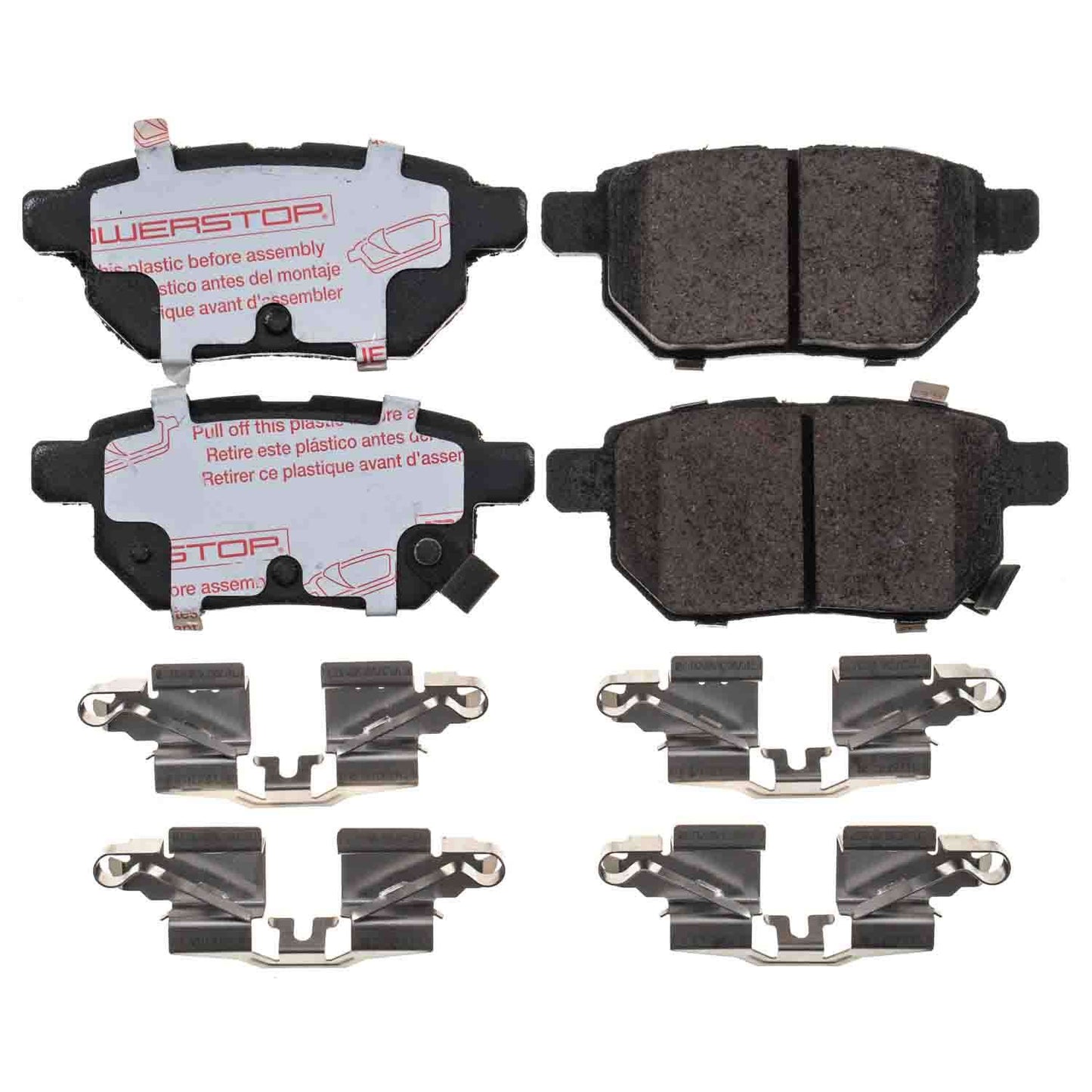 Toyota Corolla Yaris Prius - Rear Carbon Fiber Ceramic Brake Pads by PowerStop NextGen (AWDe Prime) (NXT-1354)