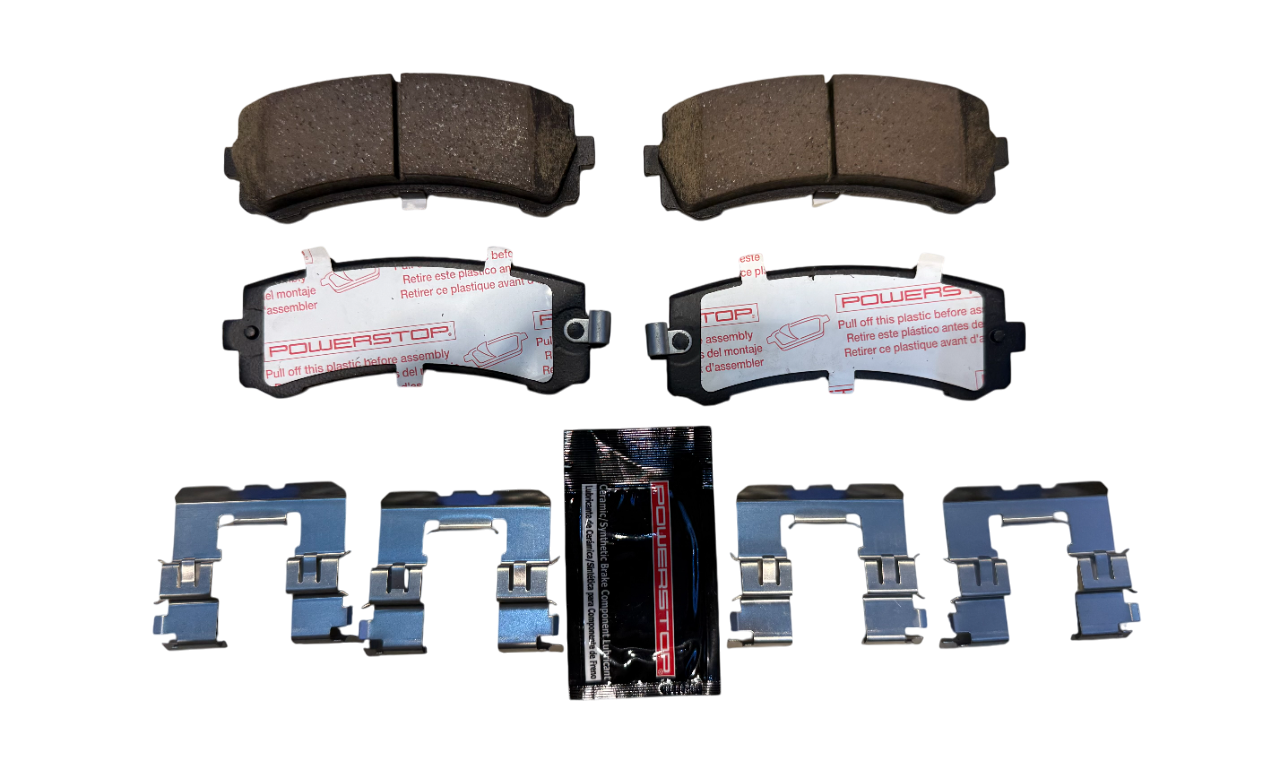 Nissan Patrol Y61 VTC (4-Door) and Pickup - Rear Carbon Fiber Ceramic Brake Pads by PowerStop NextGen (NXT-1959)