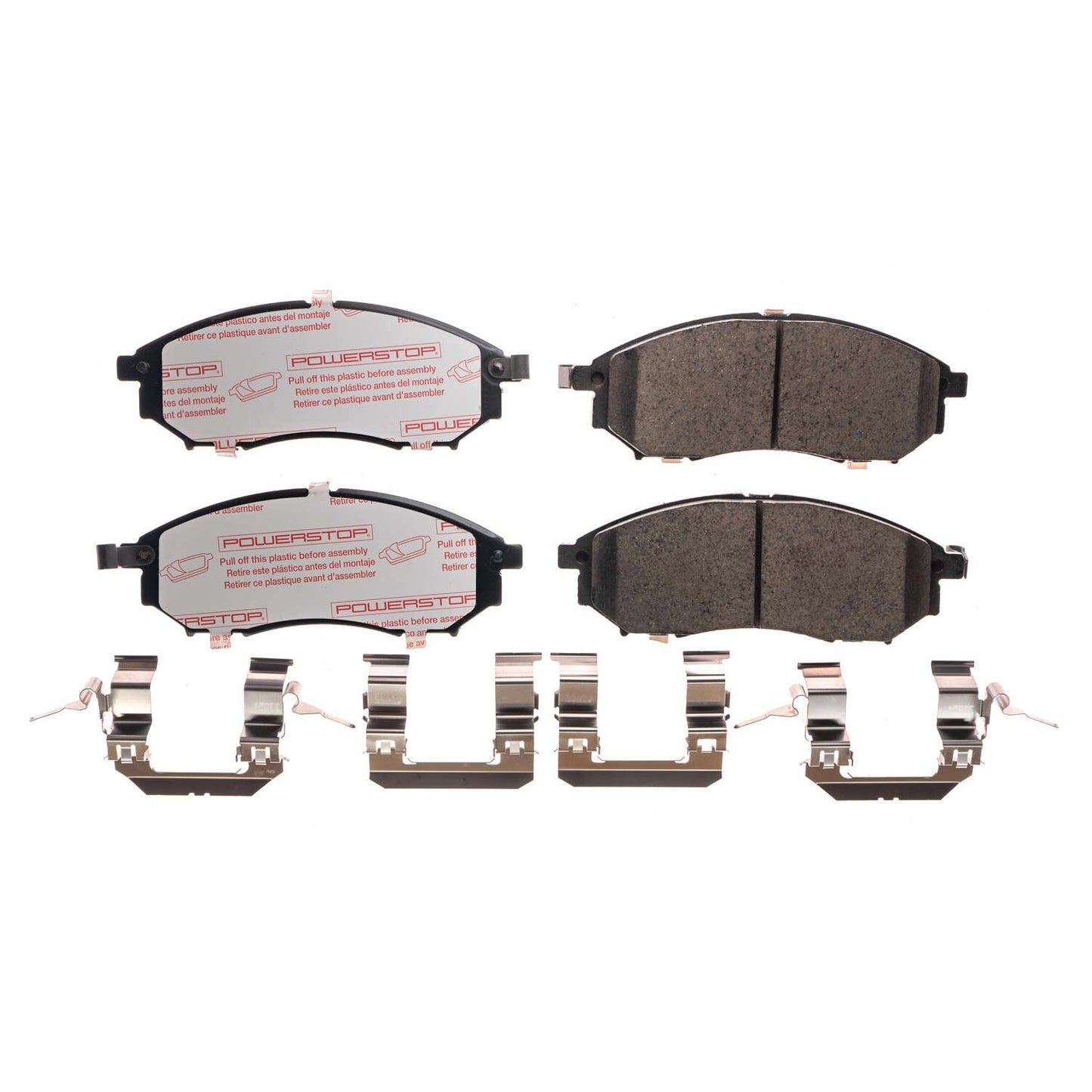 Nissan Infiniti - Front Carbon Fiber Ceramic Brake Pads by PowerStop NextGen (350Z 370Z Pathfinder Murano Juke Rogue QX50 M35 M45 G25 G35 G37 EX35) (NXT-888)