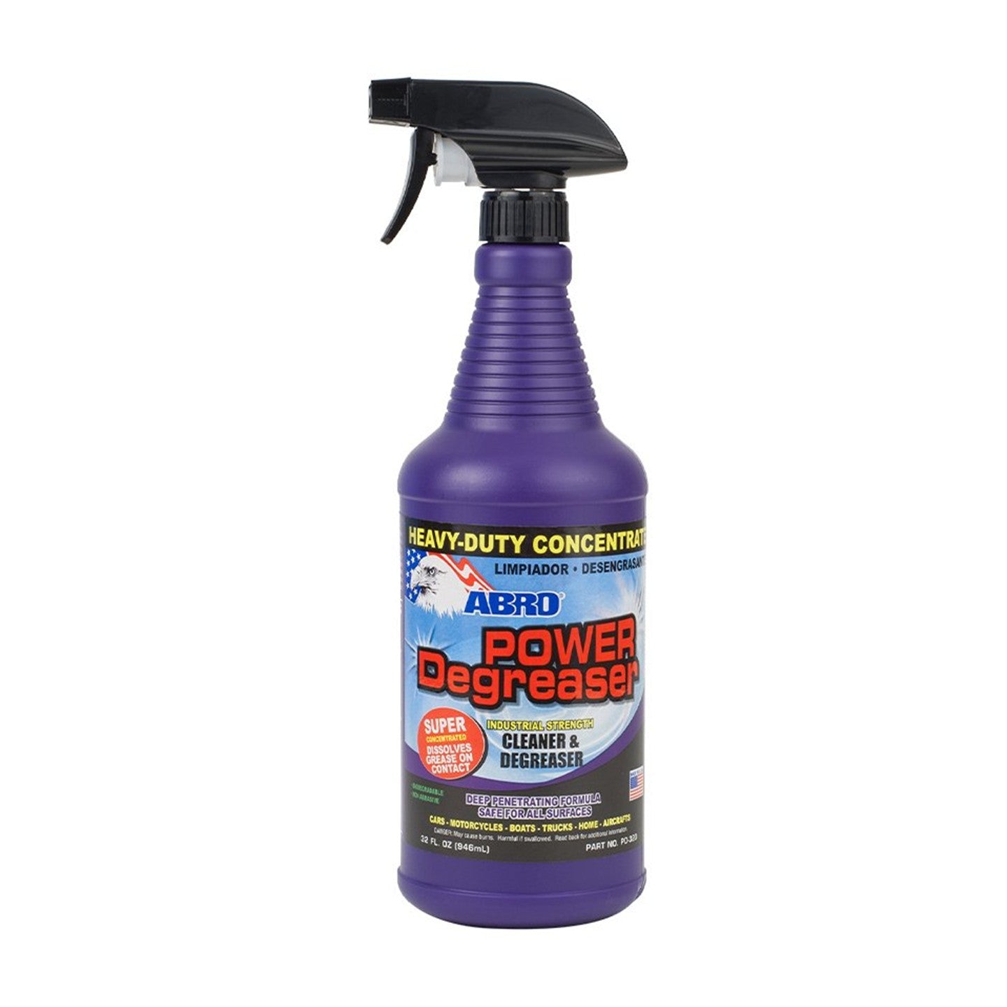 ABRO Heavy Duty Power Degreaser Spray