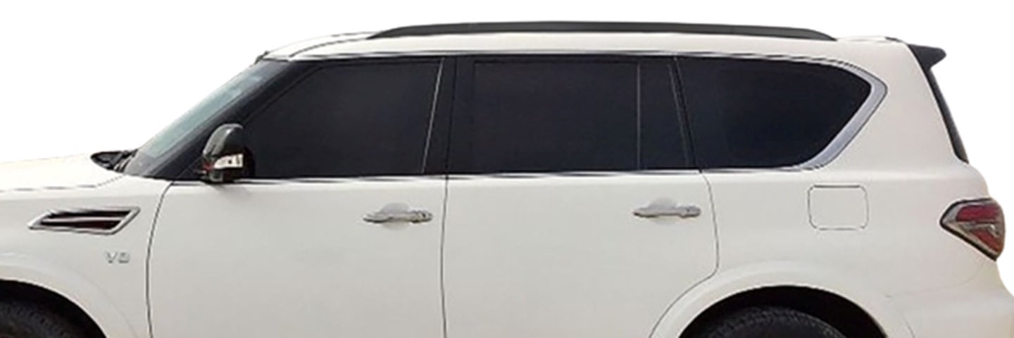 Smart Black Roof Rails Nissan Patrol Y62 (Nismo Edition Flush Type)