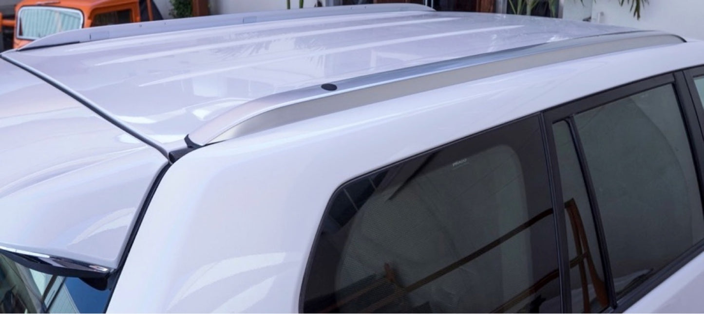 Smart Grey Roof Rails for Toyota Land Cruiser LC200 (Flush Type)