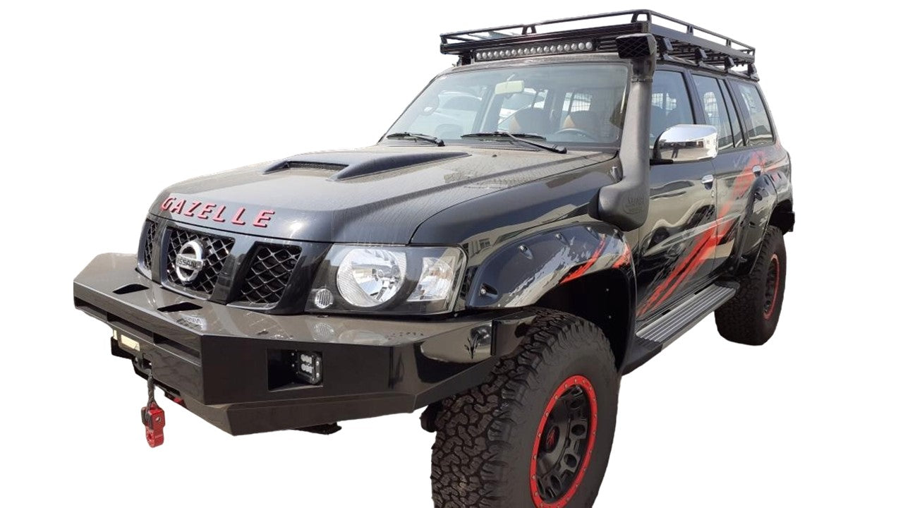 Gazelle X Side Stripe Stickers (Red/Grey) Nissan Patrol Y61 VTC GU