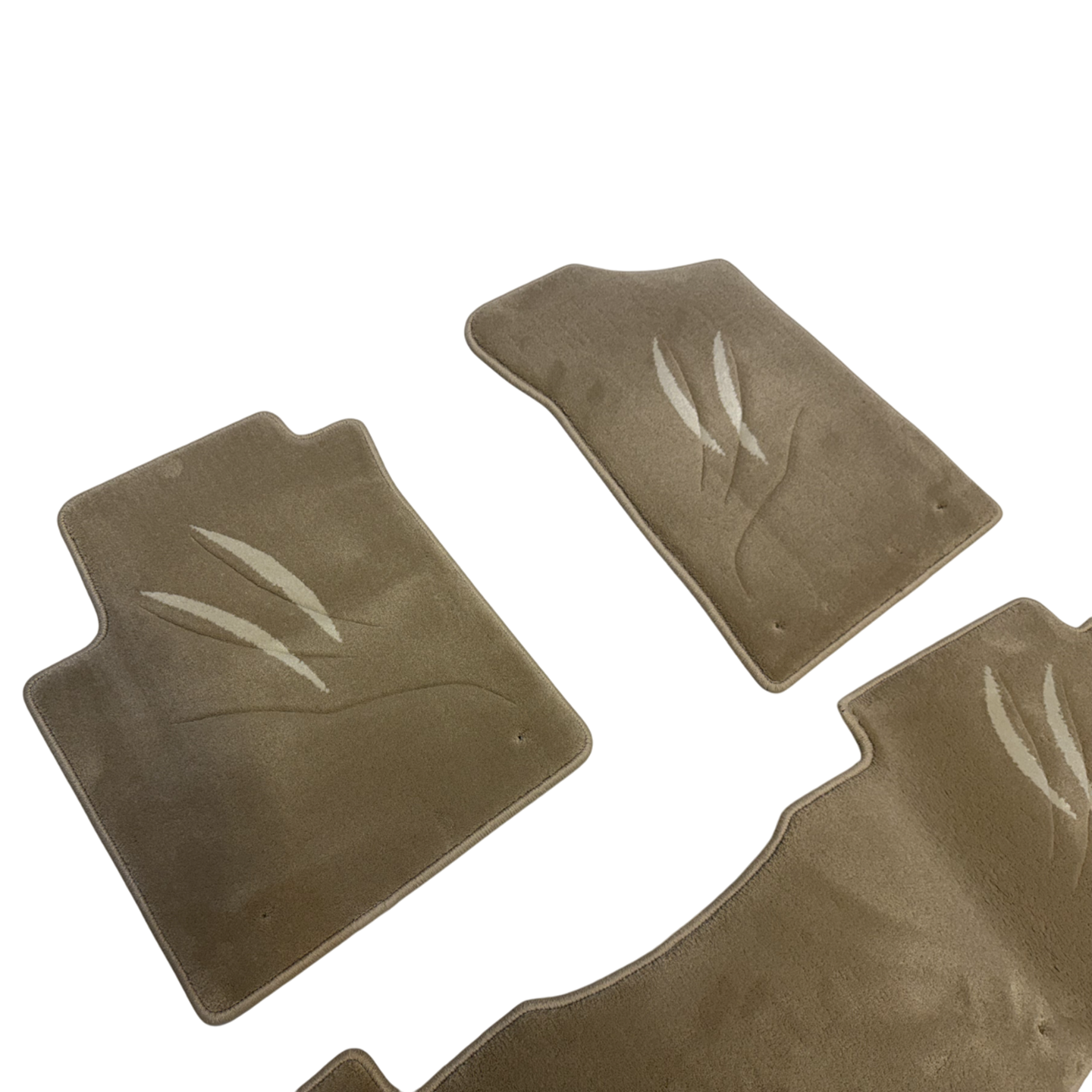 Y62 Beige Handmade Limited Floor Mats Nissan Patrol Y62 with Special Pattern (4 pieces)