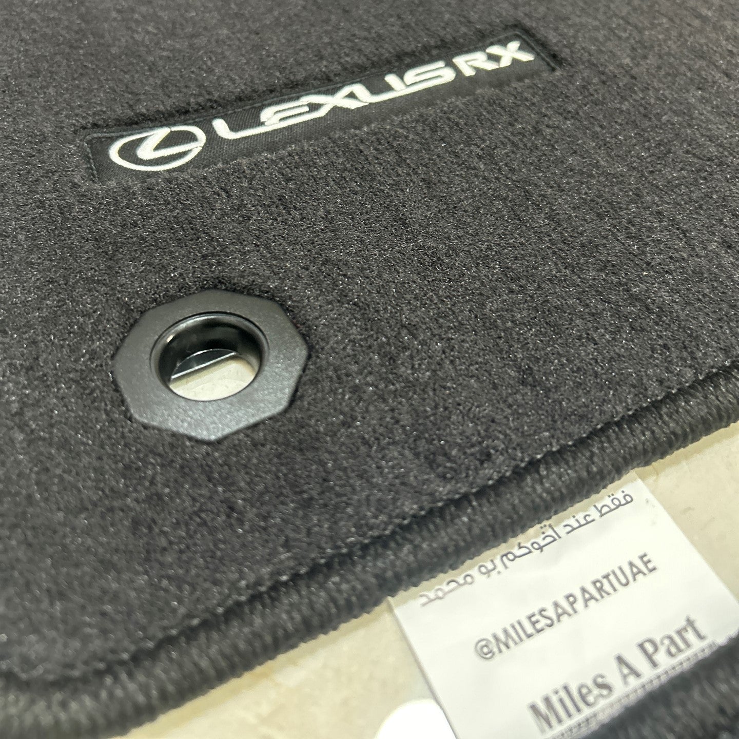 Lexus RX 2016-2022 Luxury Black Floor Mats with Logo (4 pieces)