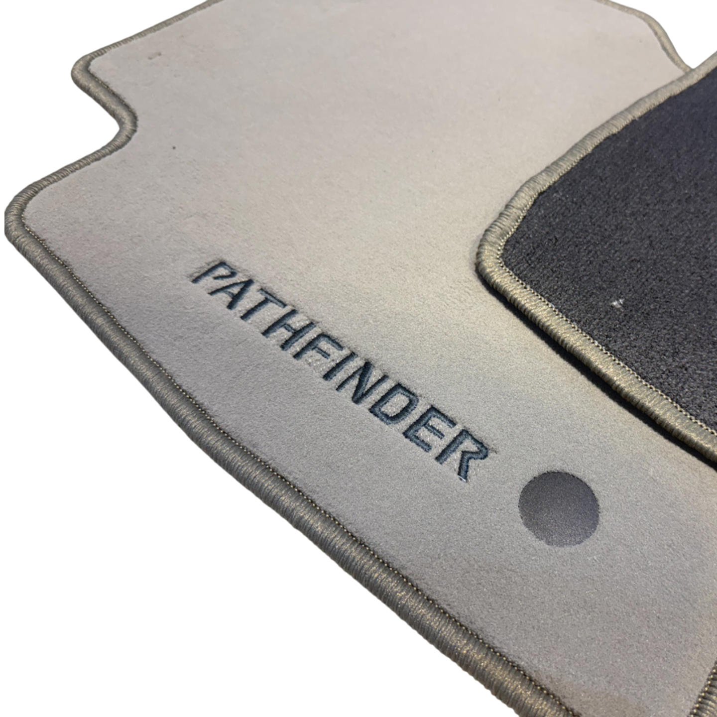 Nissan Pathfinder 2005-2012 Ash Grey Floor Mats with Logo (5 pieces)