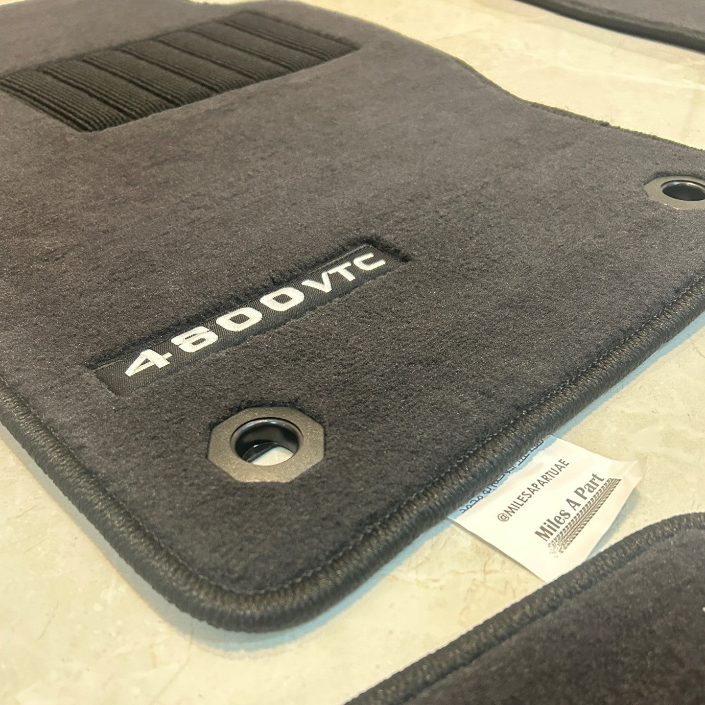 Nissan Patrol Y61 VTC GU Luxury Black Floor Mats with VTC 4800 Logo (5 pieces)