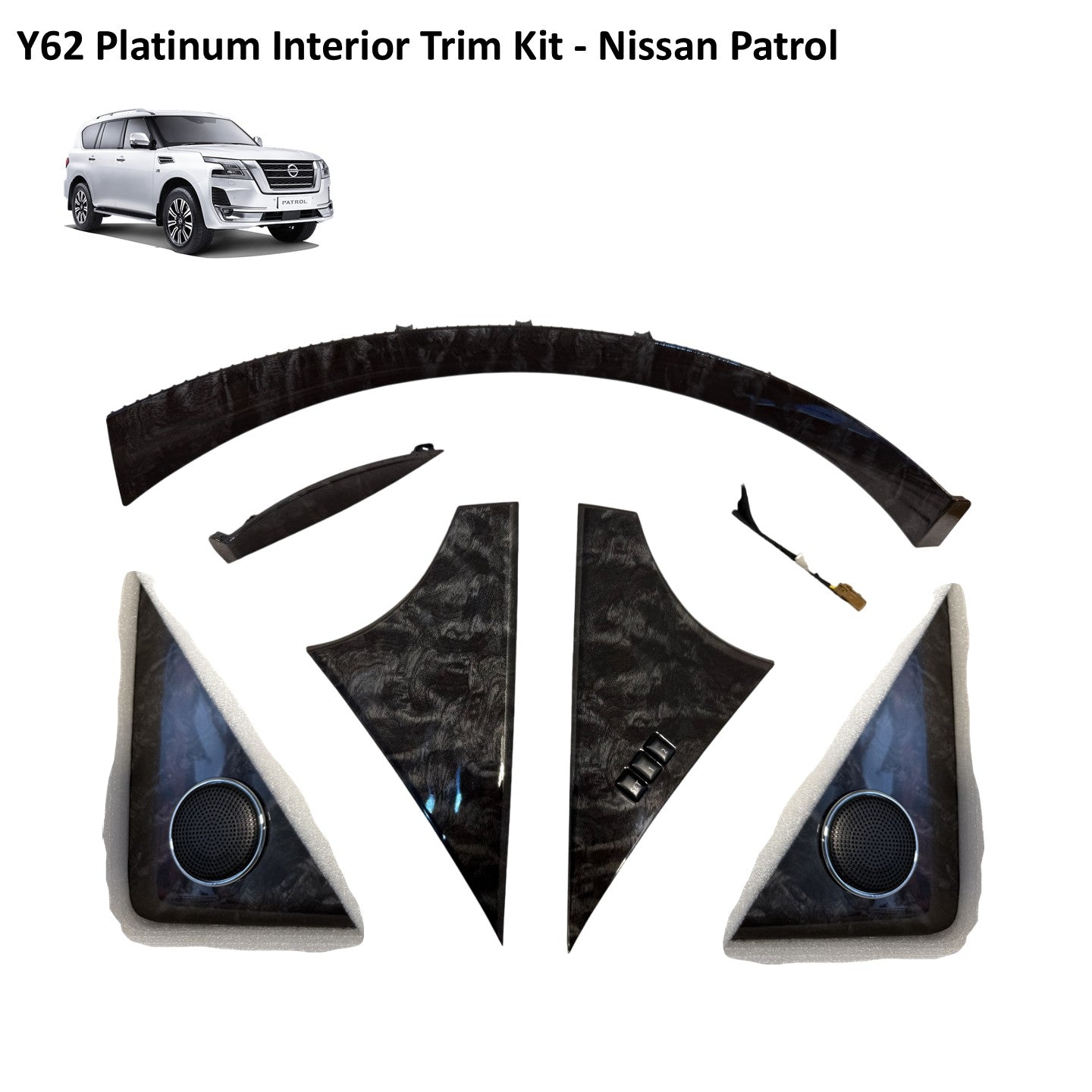 Y62 Platinum Interior Trim Kit - Nissan Patrol