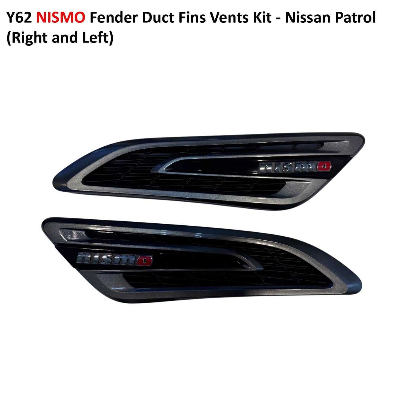Y62 Nismo Fender Duct Fins Vents Kit (Right and Left) - Nissan Patrol