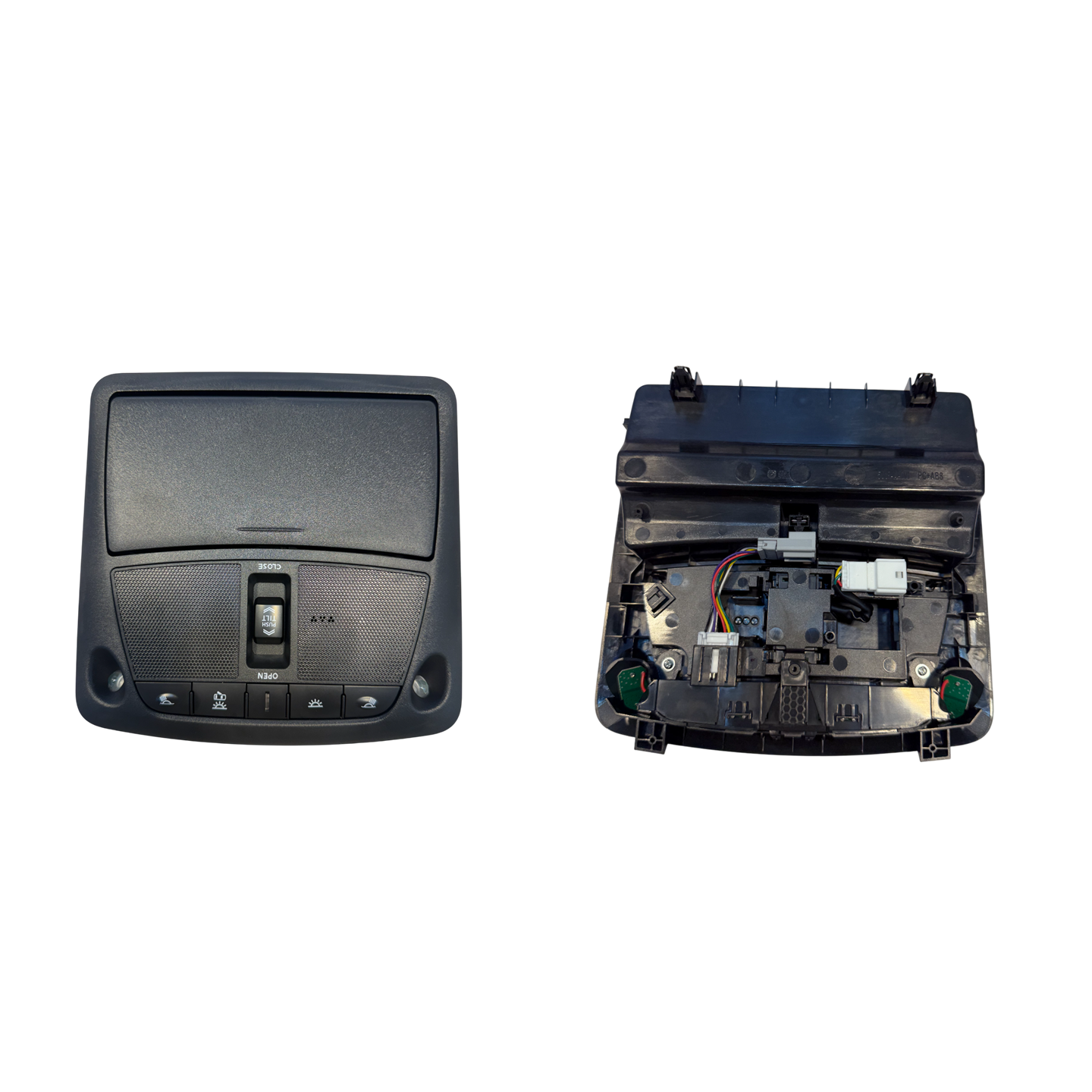 Y62 Black Dome Roof Light Set with Sunroof Switch - Nissan Patrol