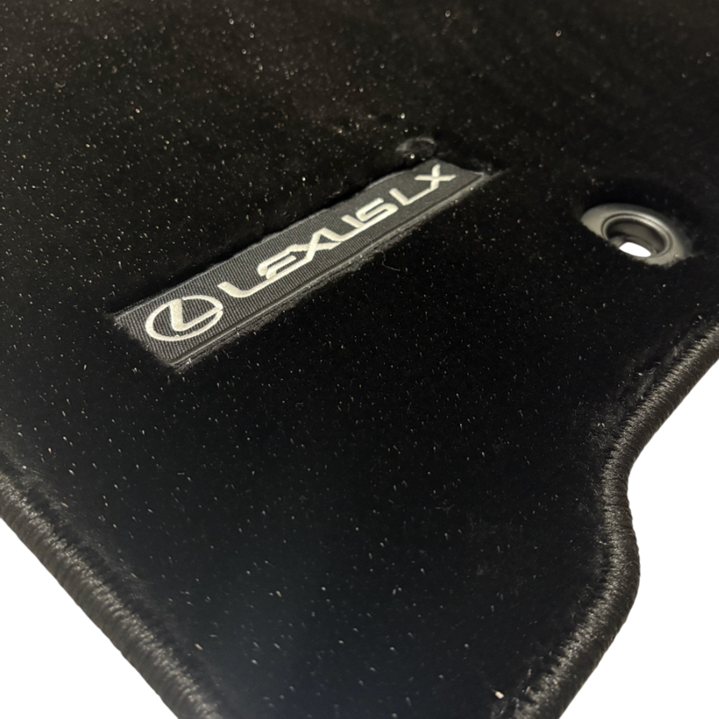Lexus LX570 2013-2021 Ultra Soft Premium Black Floor Mats with Logo