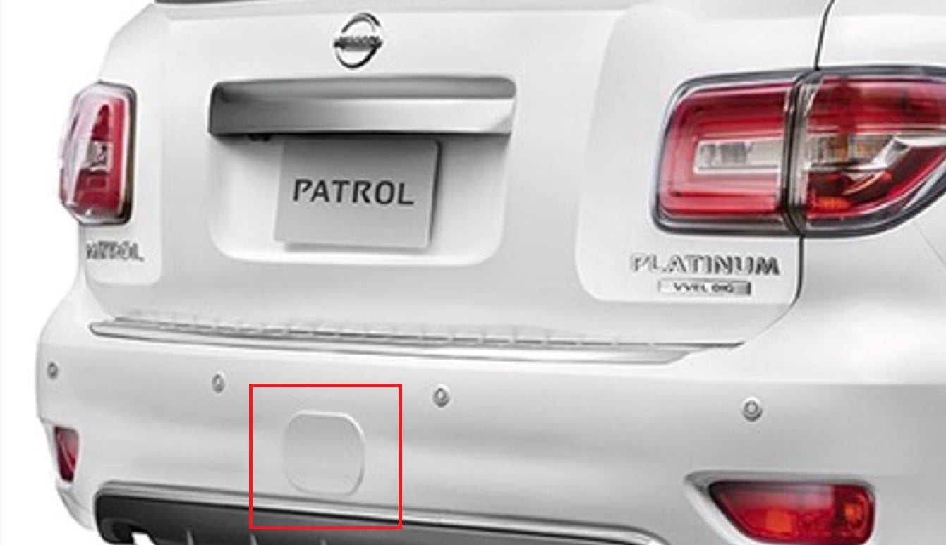 Rear Tow Hitch Plastic Cover - Nissan Patrol Y62 (unpainted)